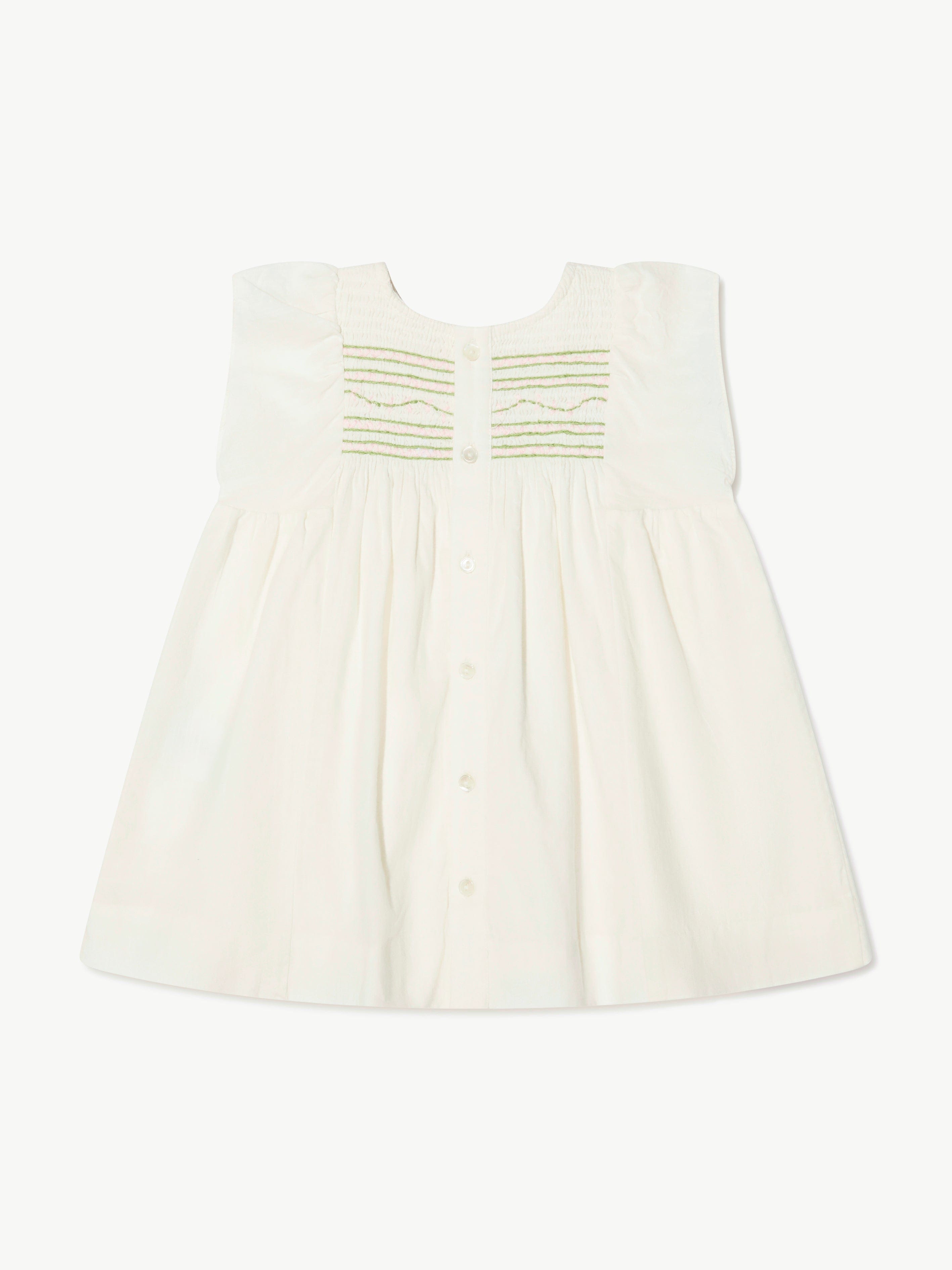 Bonpoint Baby Girls Cadelili Dress in White