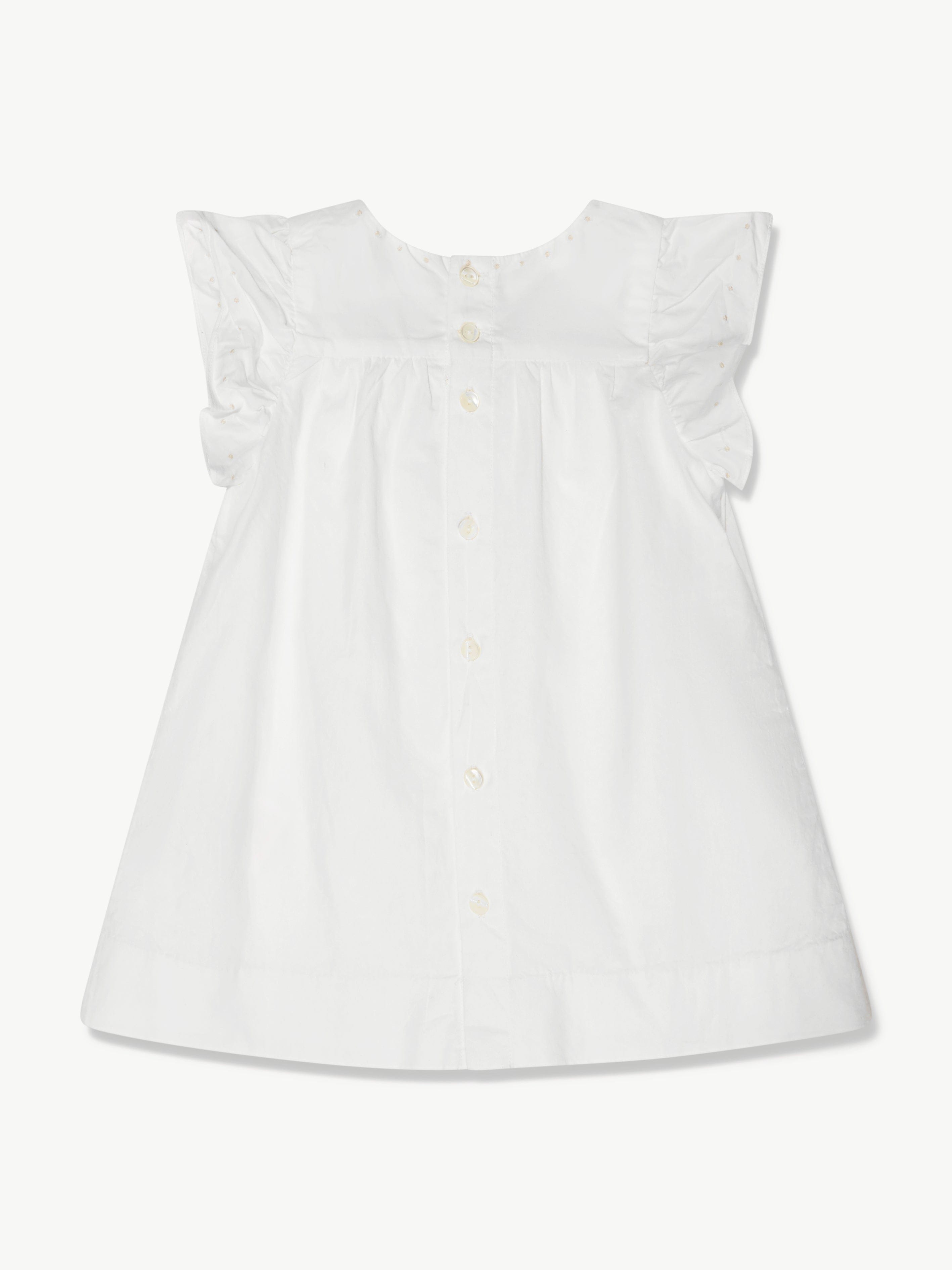 Bonpoint Baby Girls Laurie Dress in White