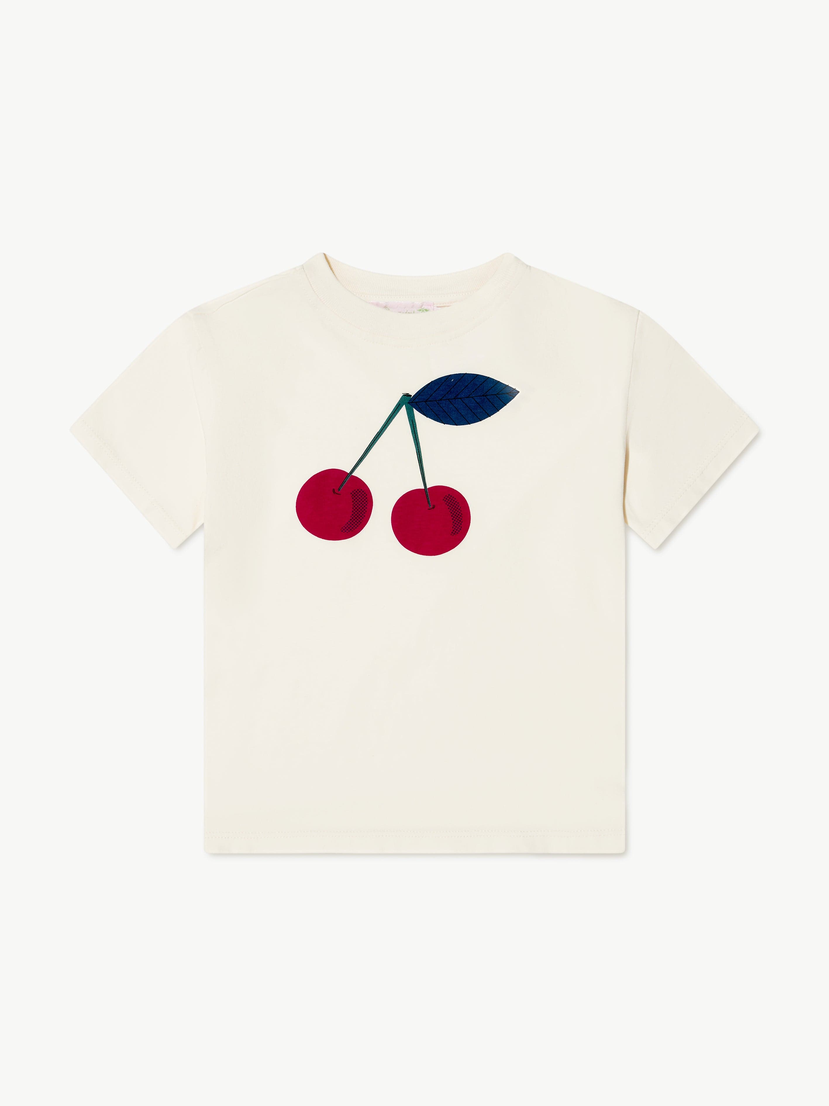 Bonpoint Girls Cherry Thida T-Shirt in White