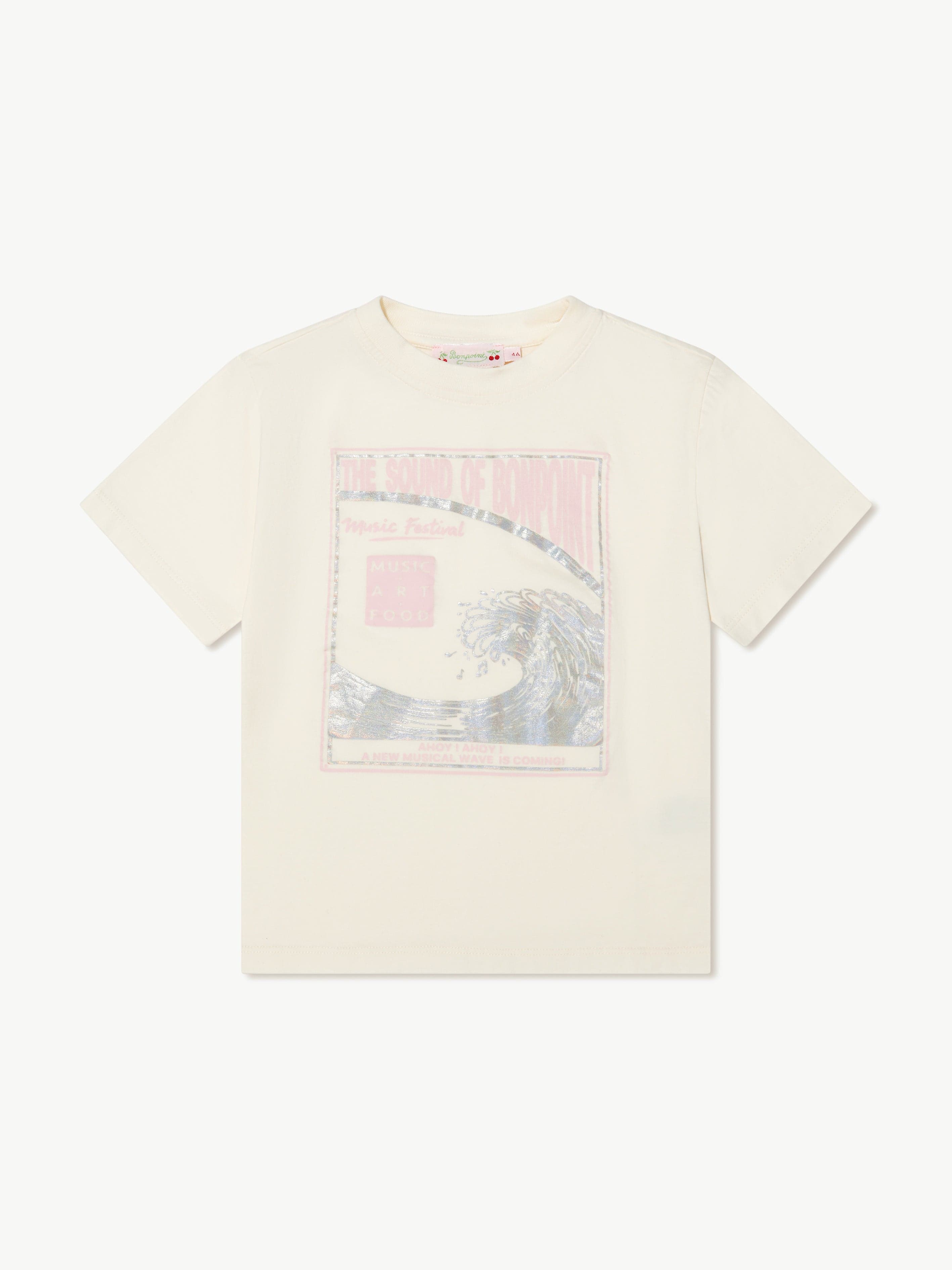 Bonpoint Girls Thida T-Shirt in White