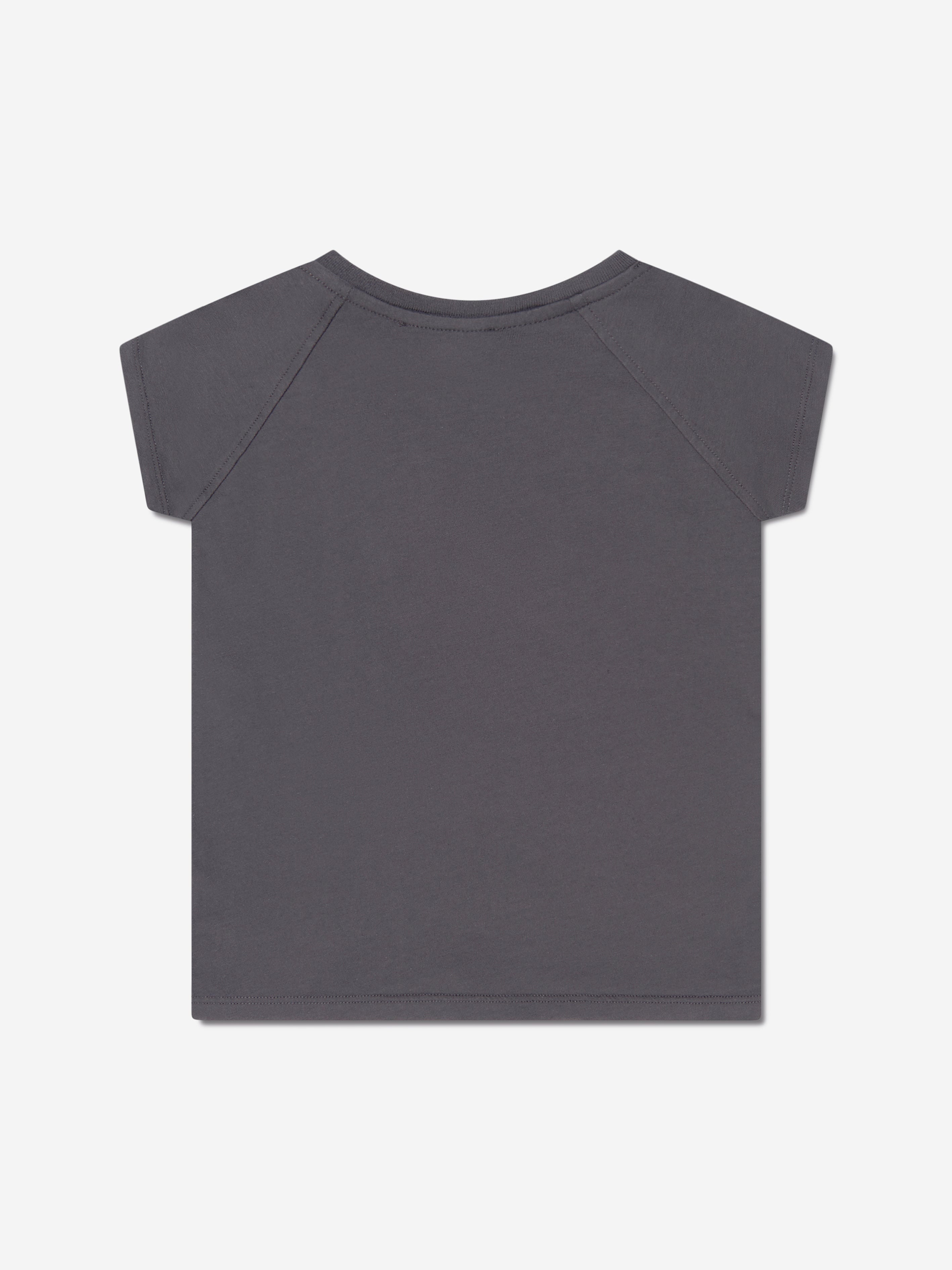 Bonpoint Girls Asmae T-Shirt in Navy