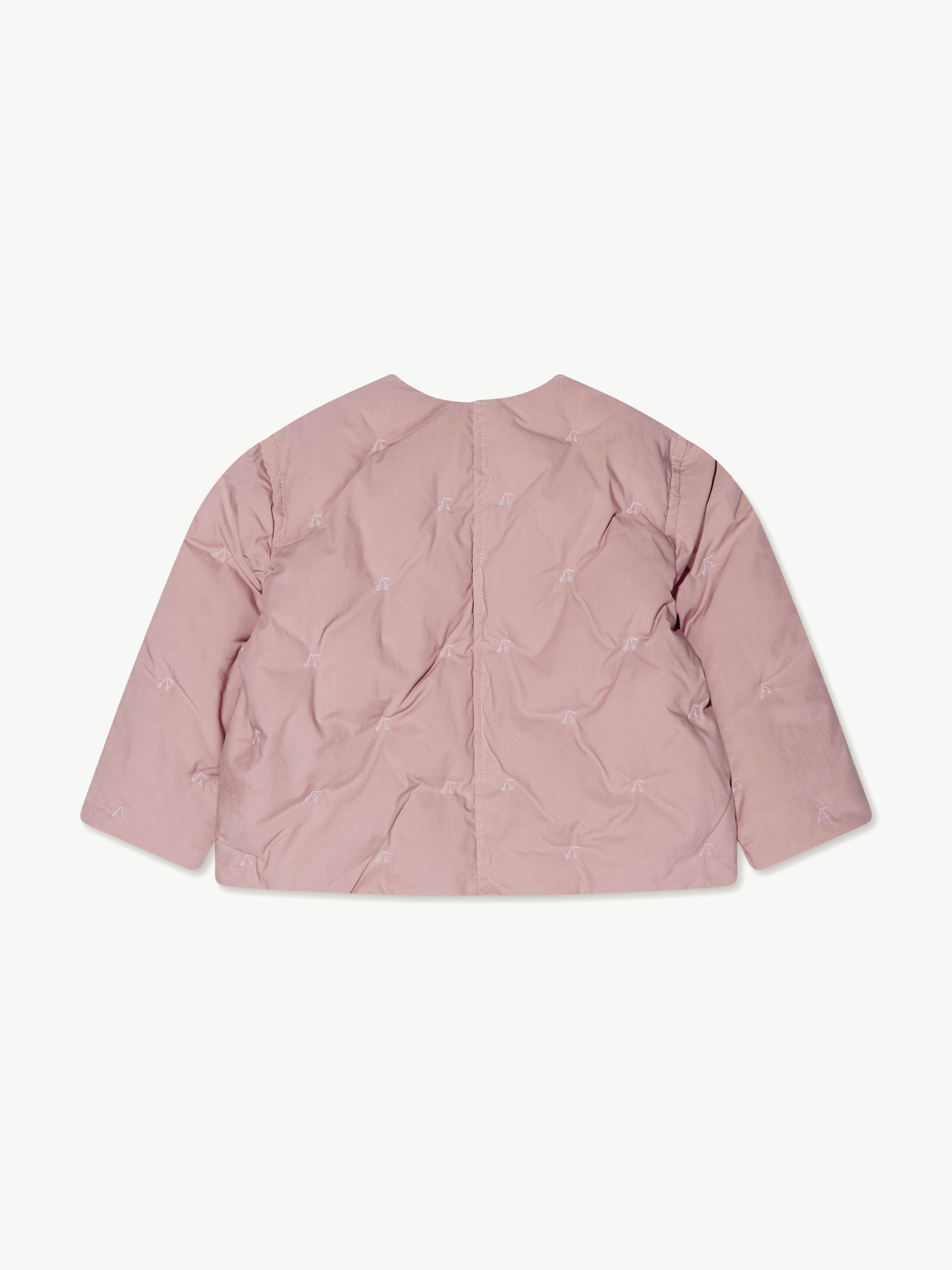 Bonpoint Girls Quilted Baila Jacket in Lilac