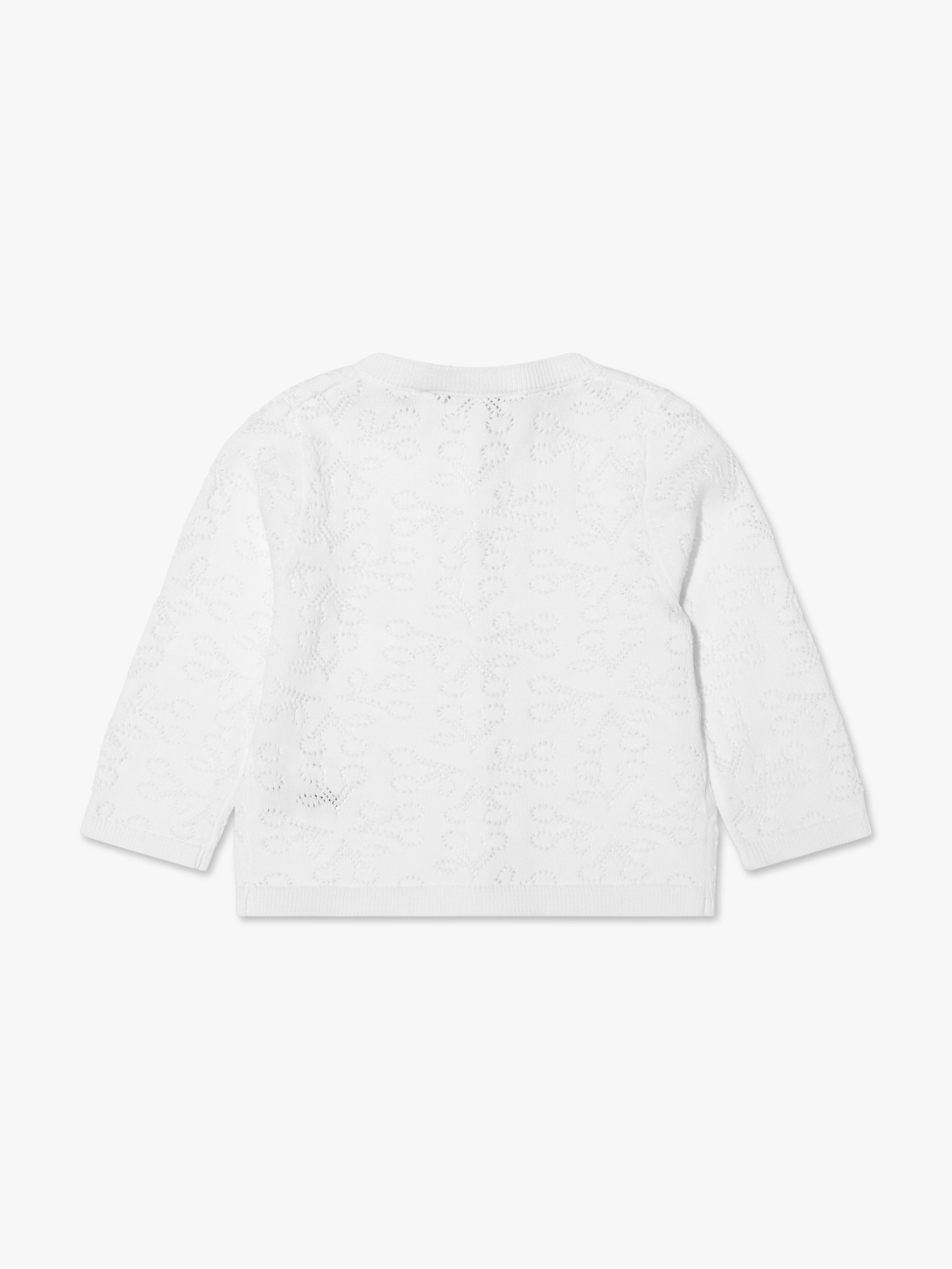 Bonpoint Baby Girls Clayel Cardigan in Ivory