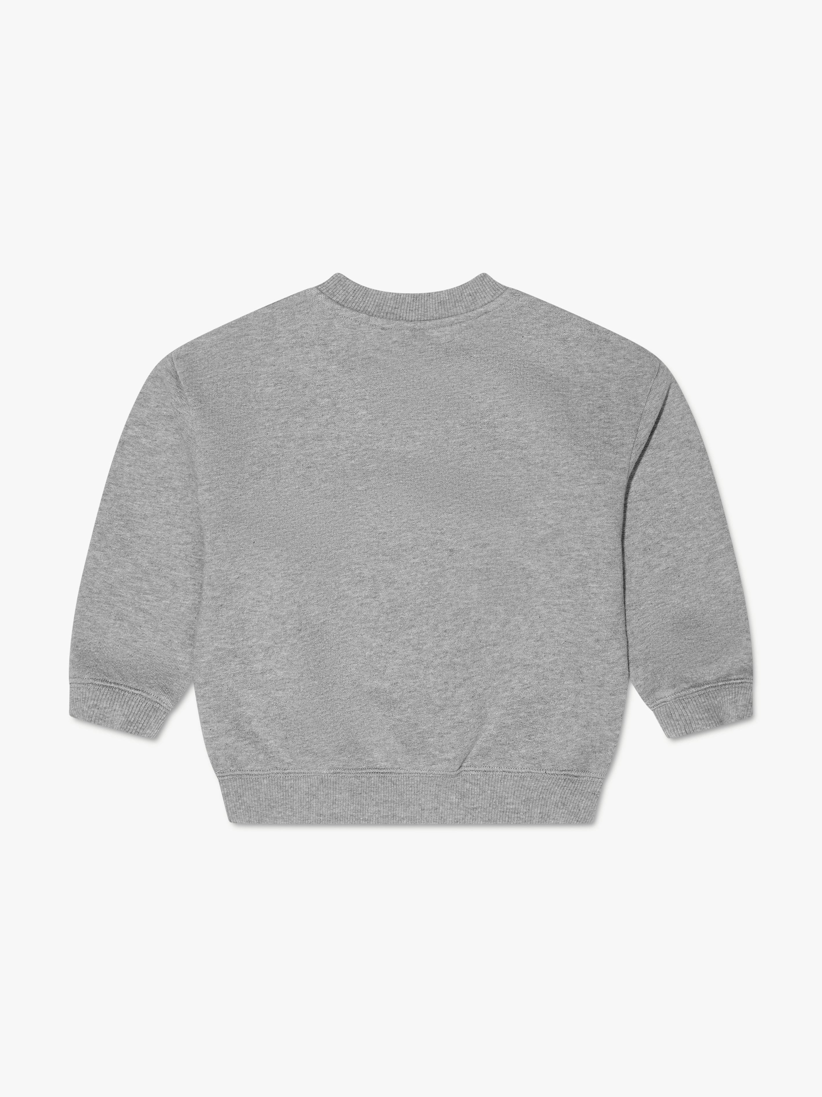 Bonpoint Kids Tonino Logo Sweatshirt in Grey