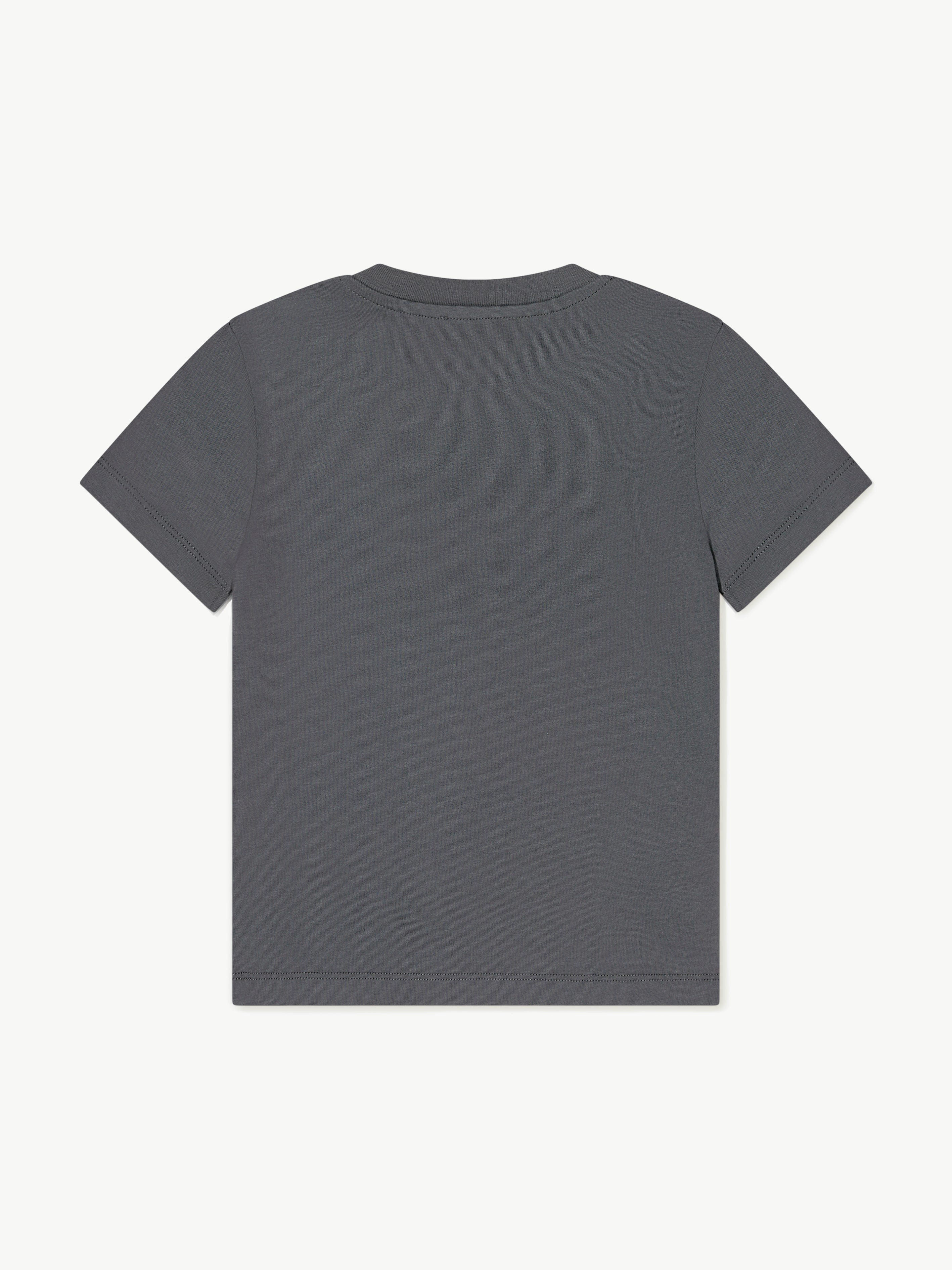 Bonpoint Kids Thibald Logo T-Shirt in Grey