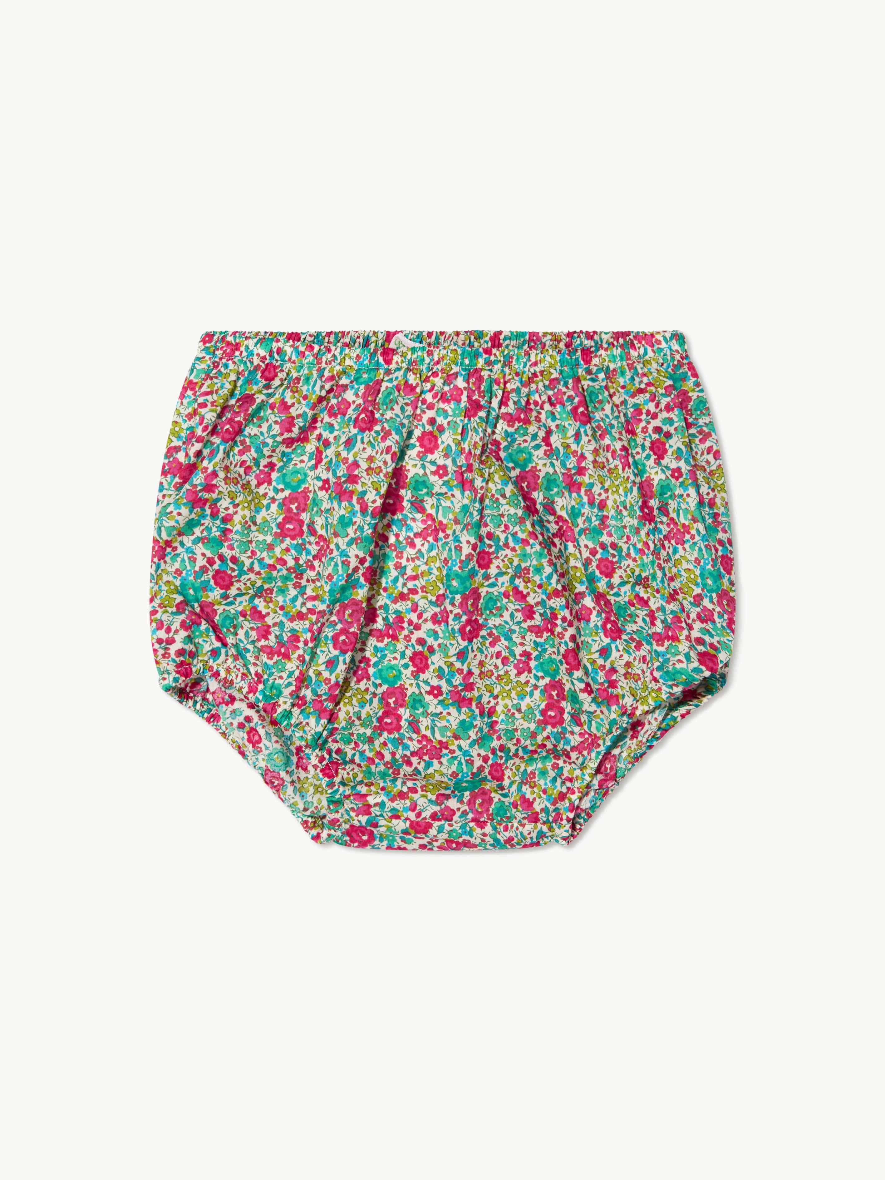 Bonpoint Baby Girls Floral Bloomers in Mint