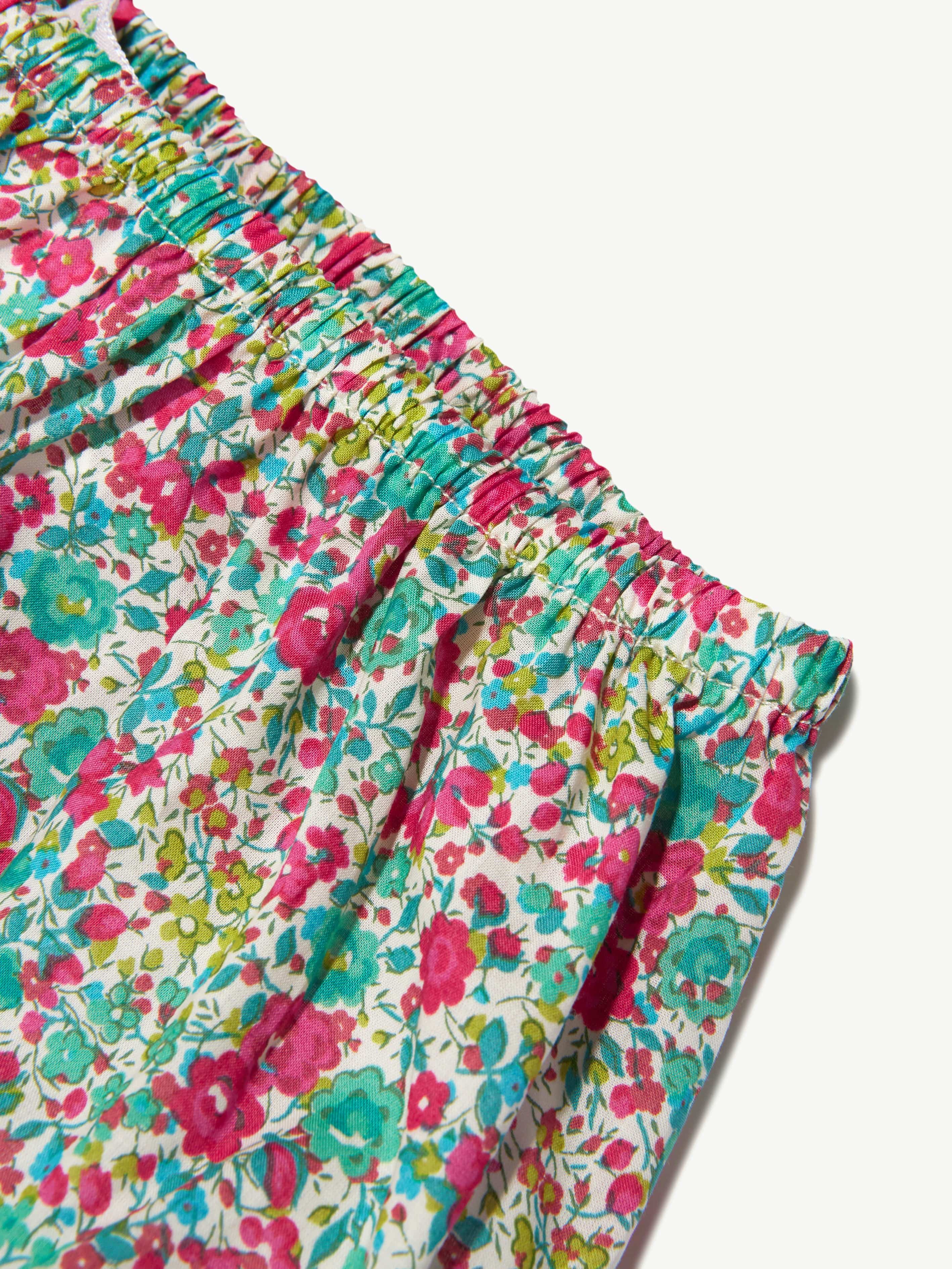 Bonpoint Baby Girls Floral Bloomers in Mint