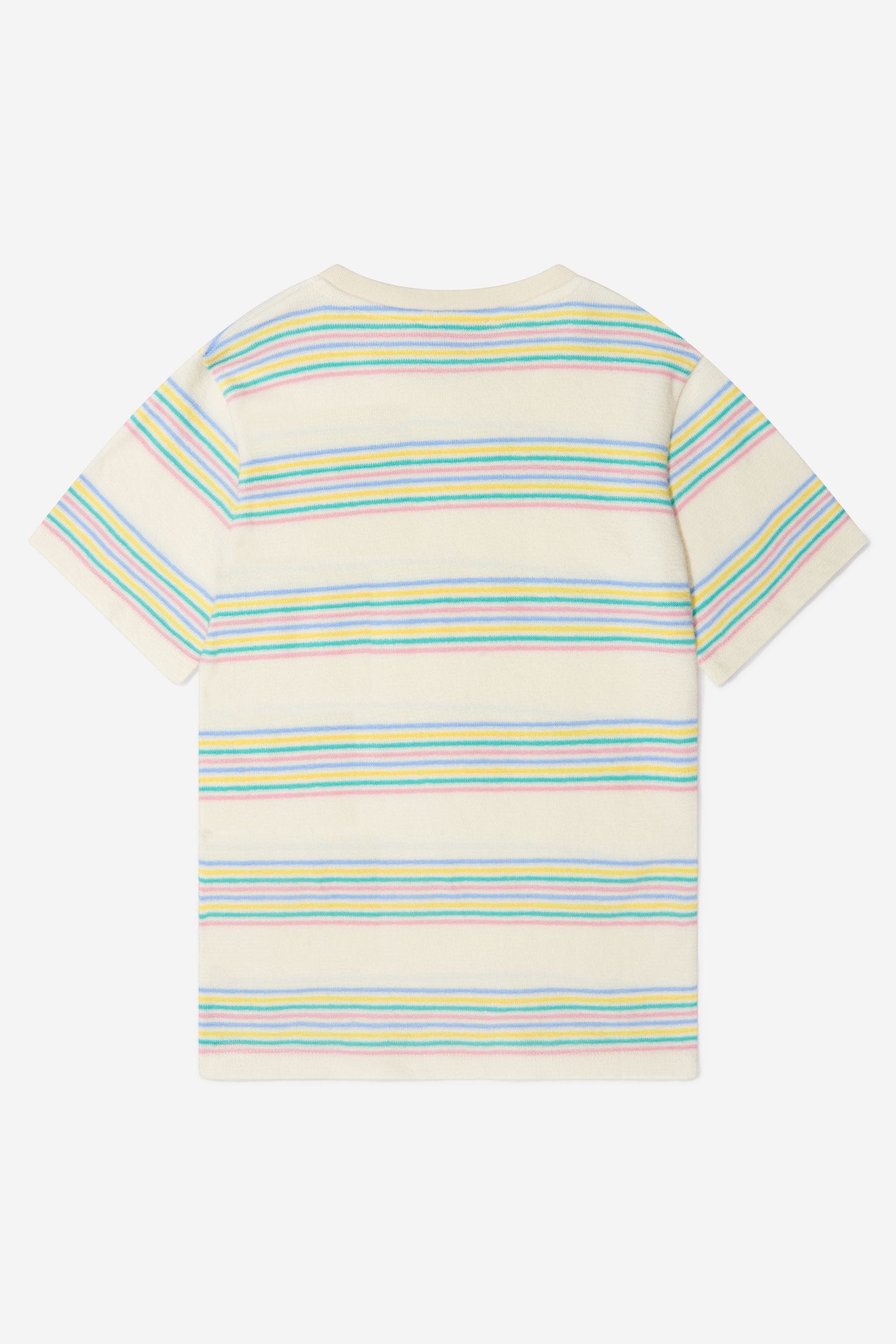 Bonpoint Girls Organic Cotton Striped Jersey T-Shirt