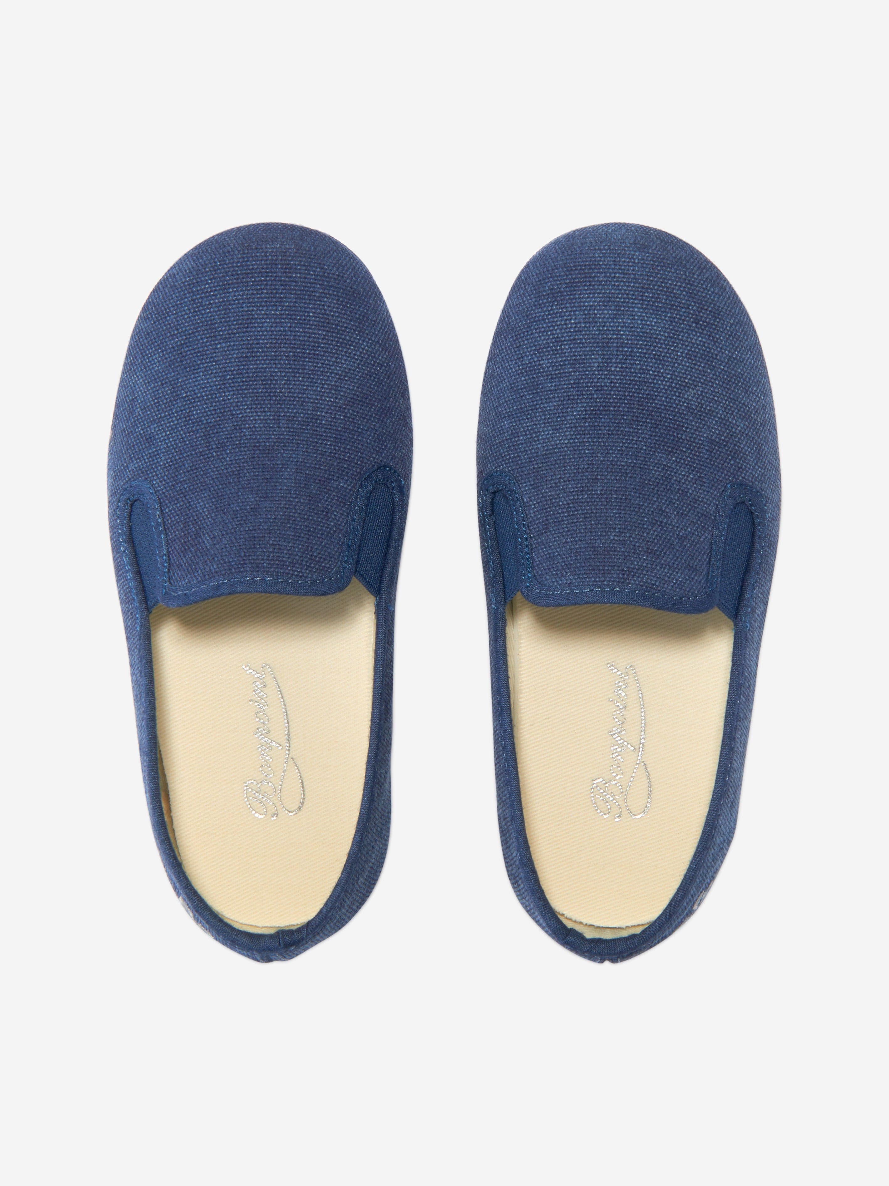 Bonpoint Boys Organic Canvas Slippers