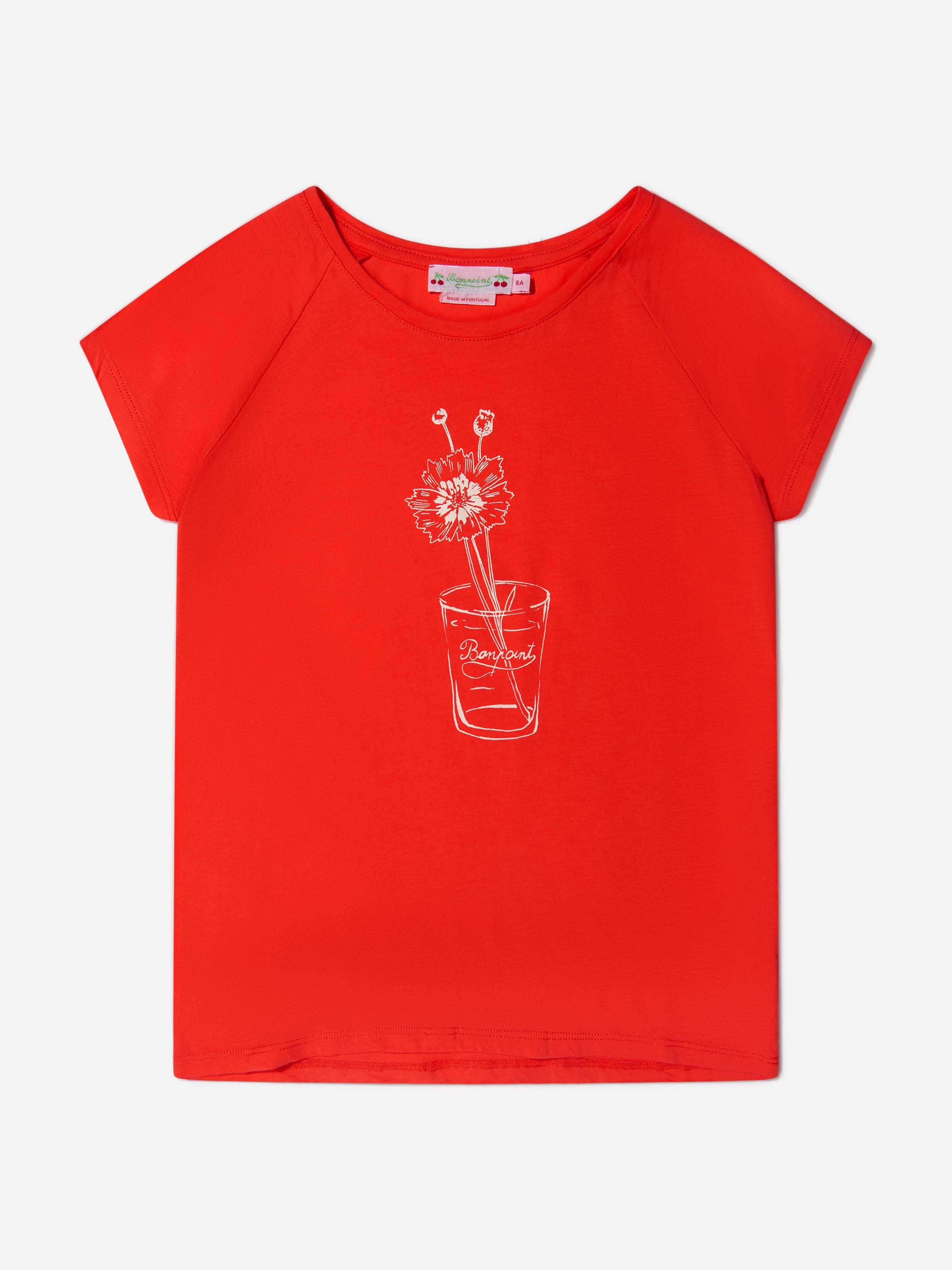 Bonpoint Girls Cotton Printed T-Shirt