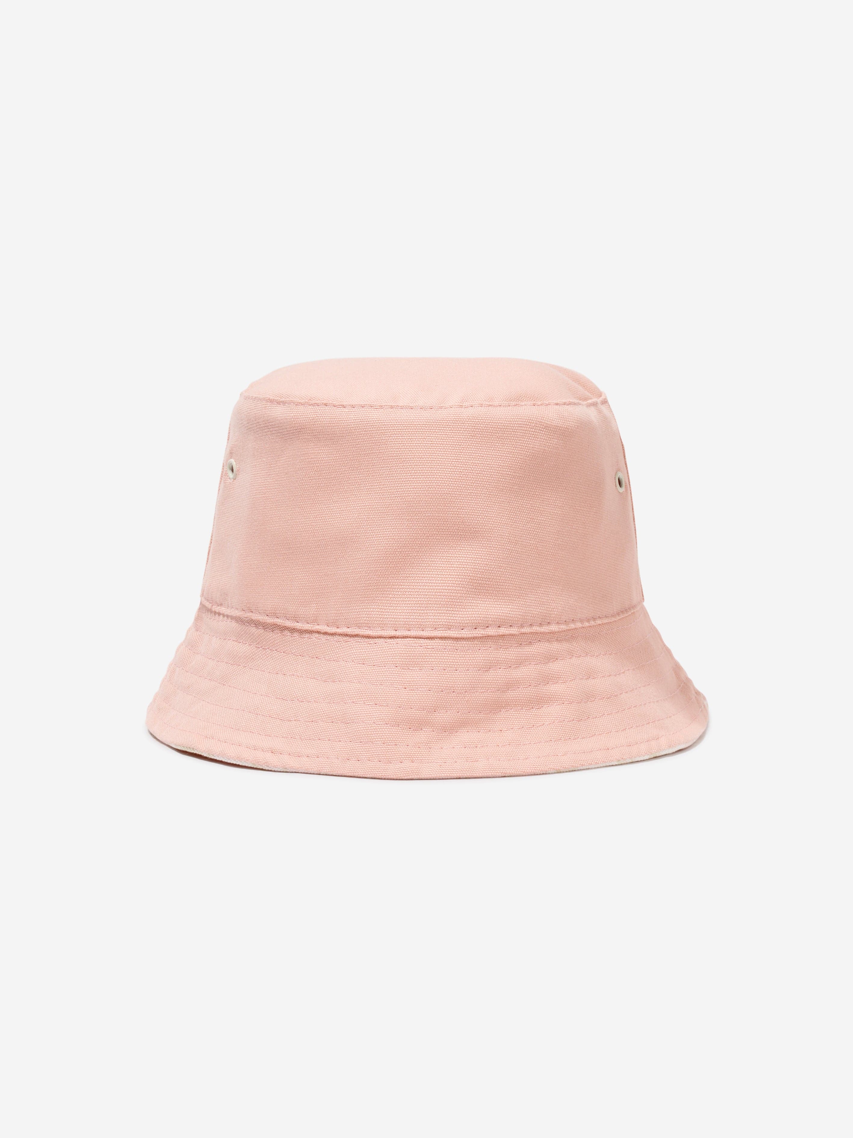 Bonpoint Girls Theana Reversible Bucket Hat in White