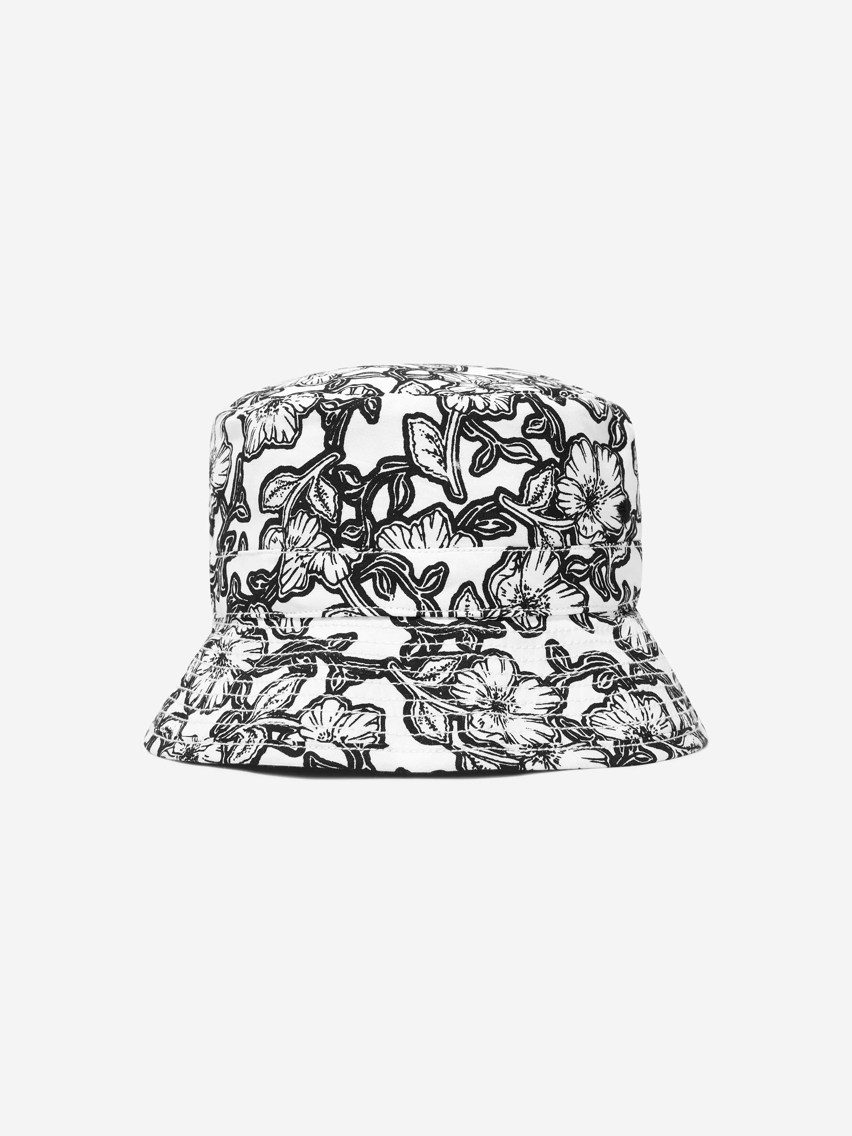 Bonpoint Baby Boys Floral Bucket Hat in Black