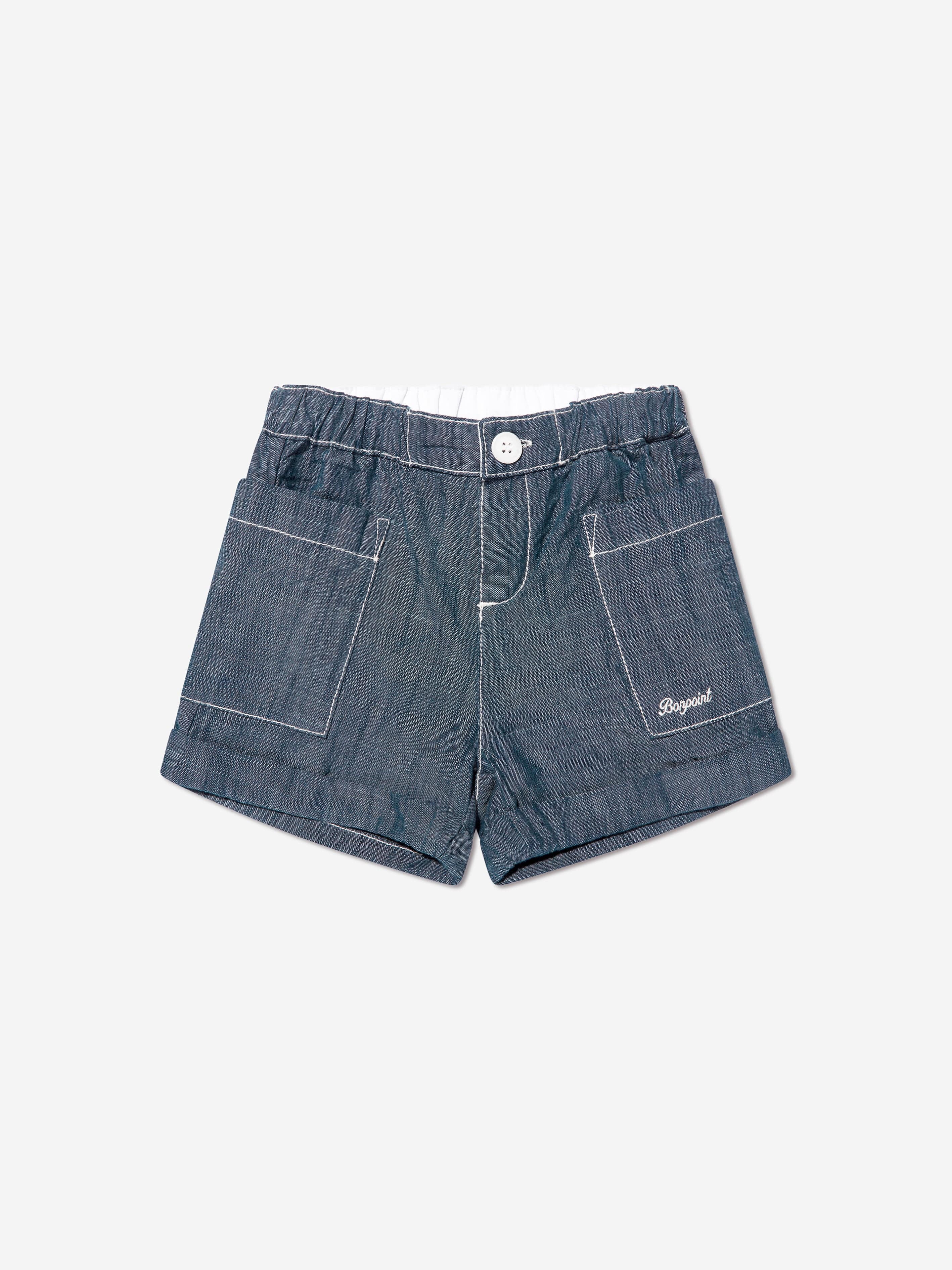 Bonpoint Baby Girls Nateo Shorts in Blue