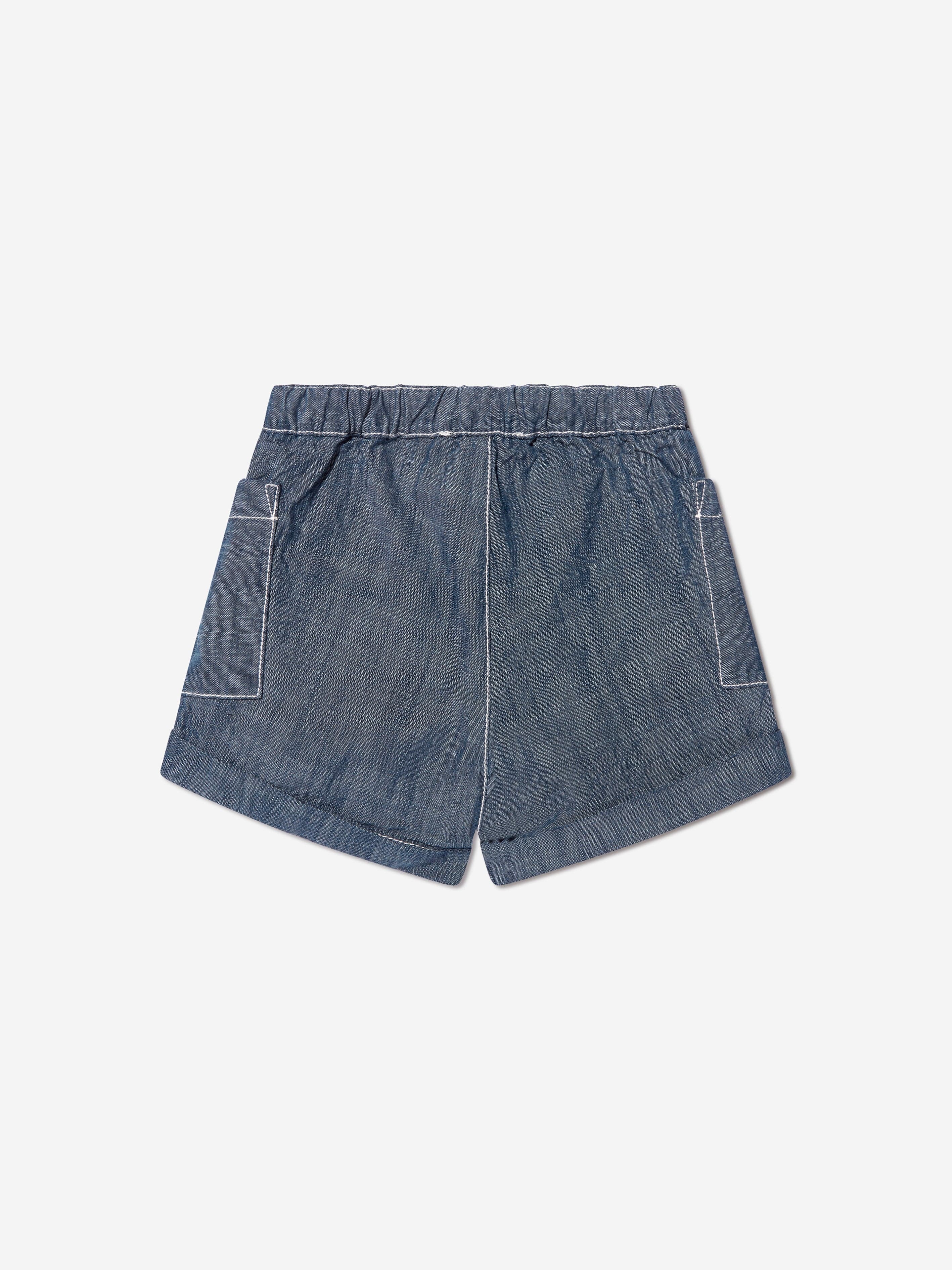 Bonpoint Baby Girls Nateo Shorts in Blue