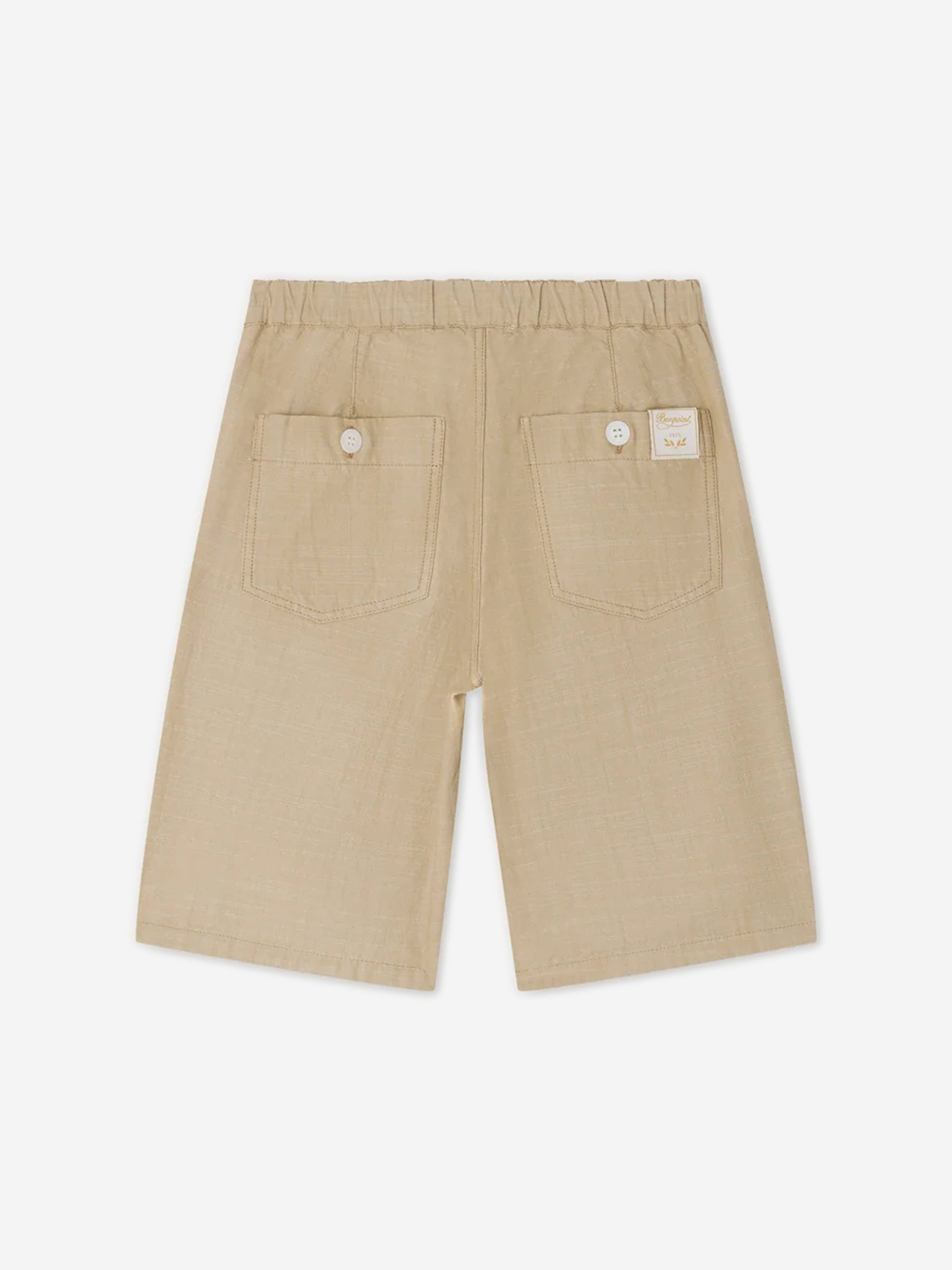 Bonpoint Boys Conway Shorts in Beige