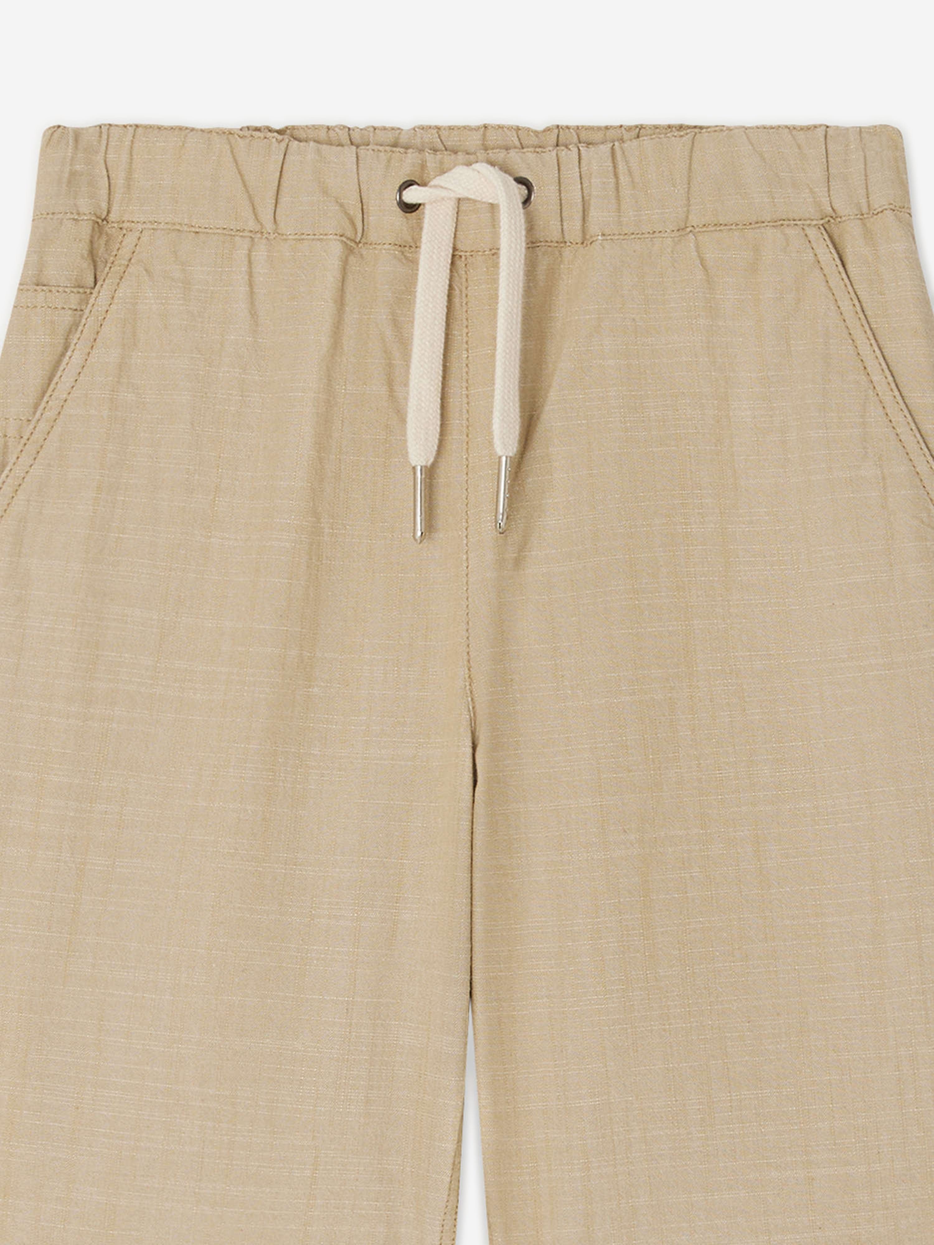 Bonpoint Boys Conway Shorts in Beige