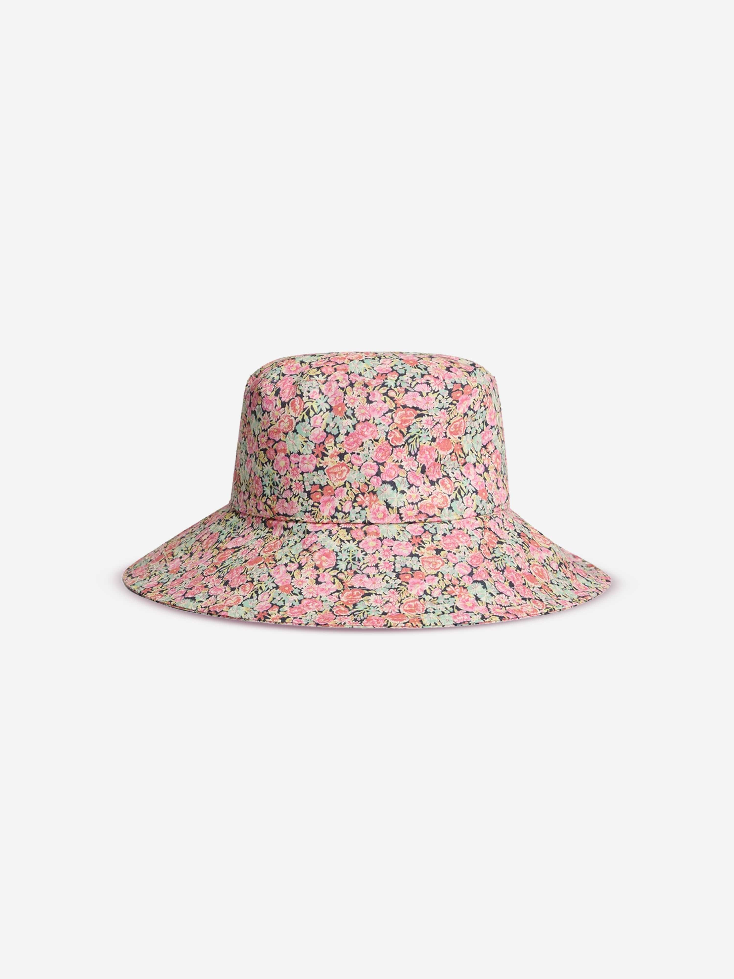 Bonpoint Girls Faye Floral Hat in Multicolour