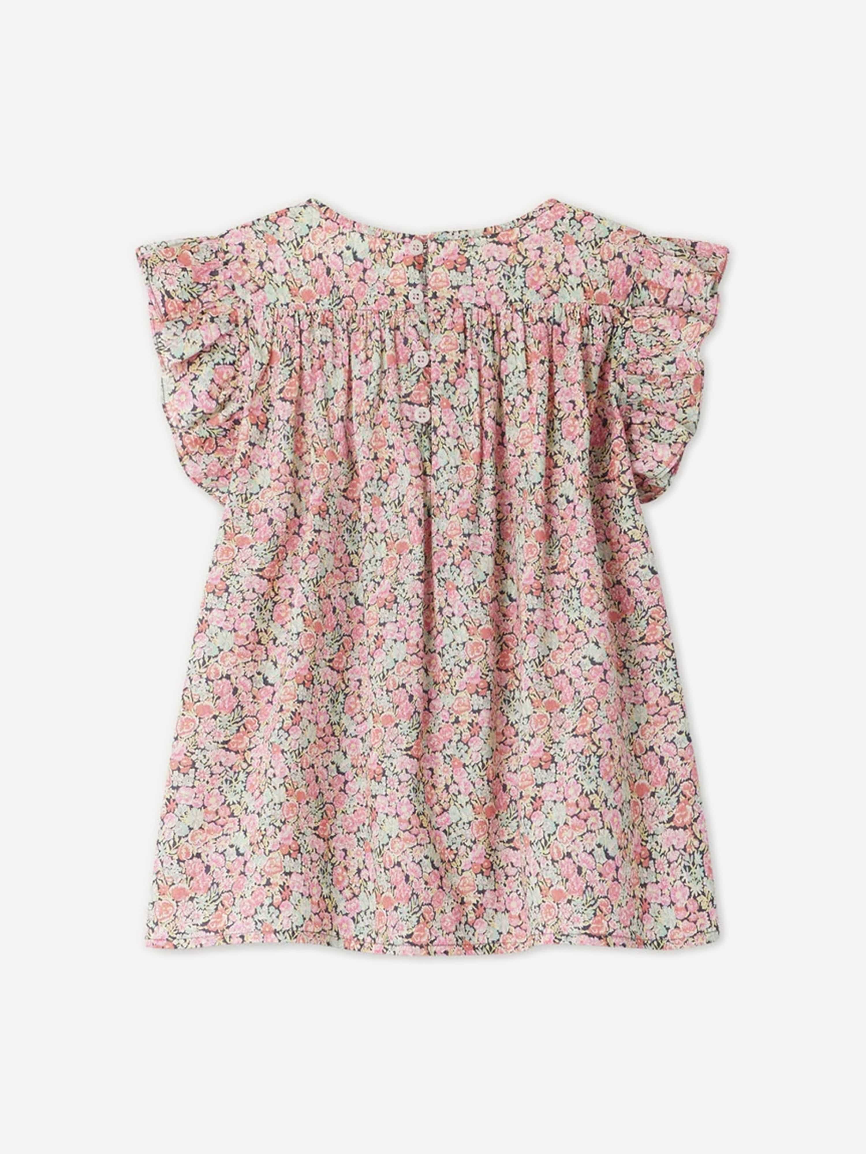 Bonpoint Girls Fidji Floral Blouse in Multicolour