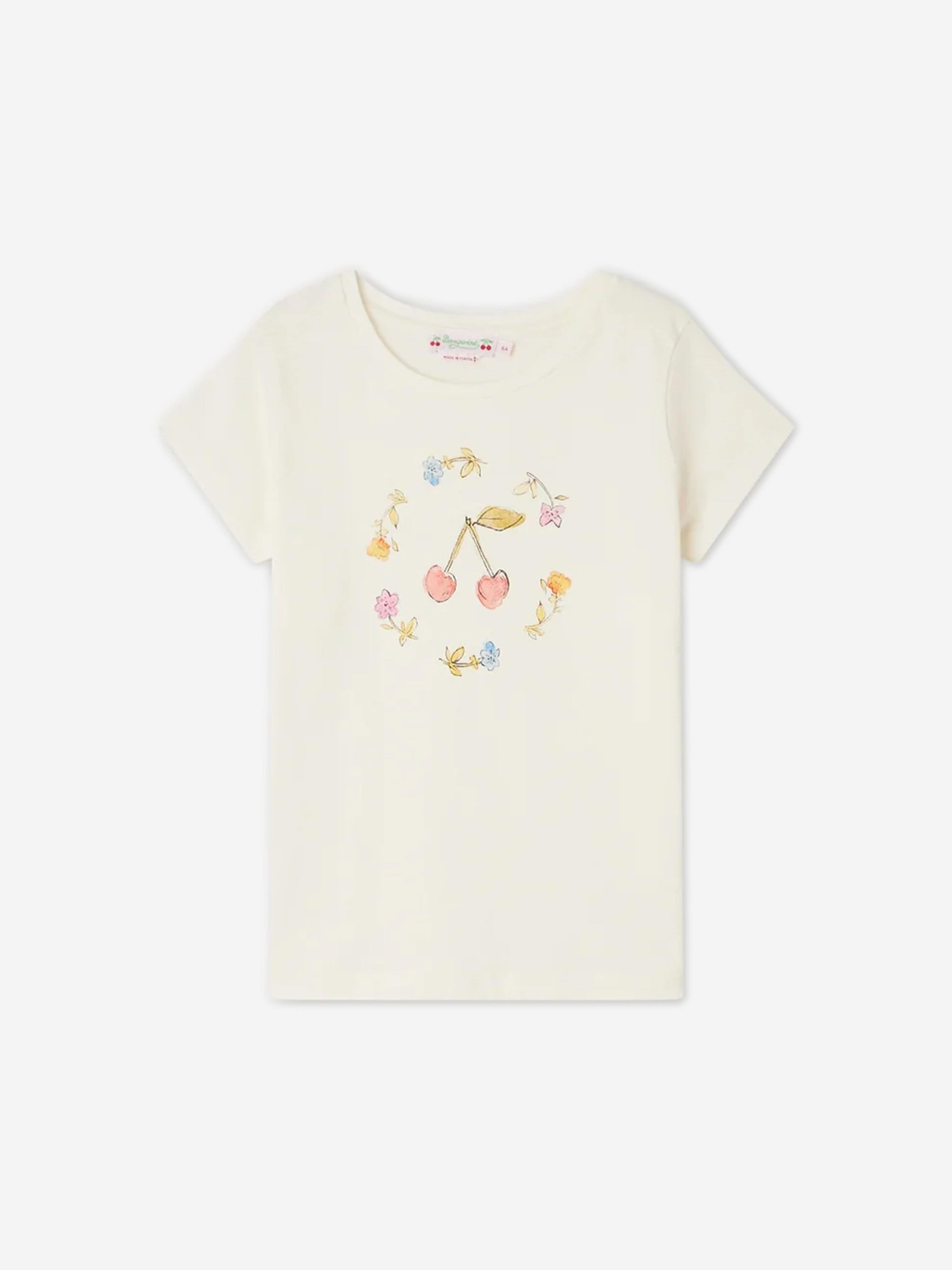 Bonpoint Girls Alcala T-Shirt in Ivory