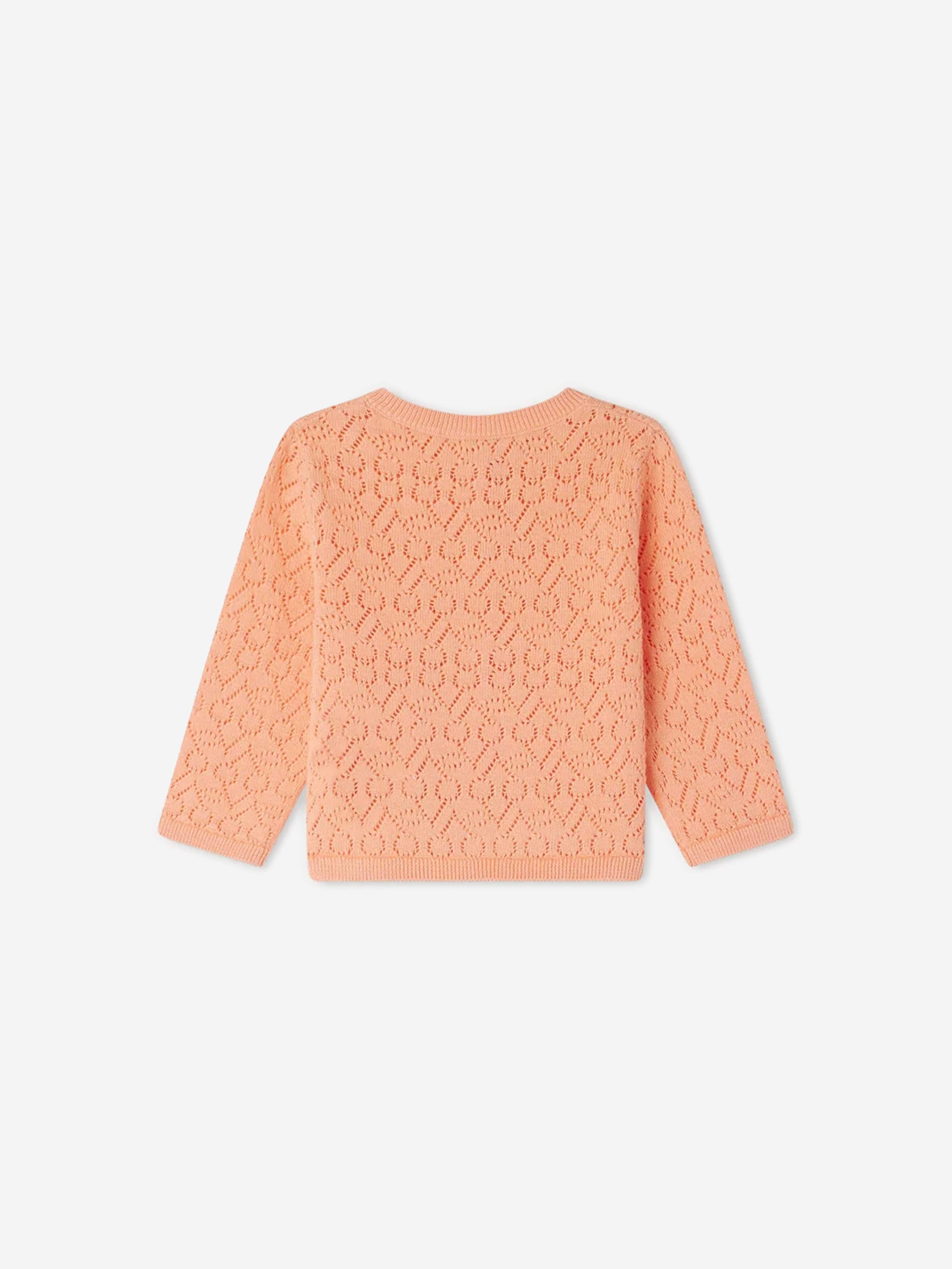 Bonpoint Baby Girls Clayel Cardigan in Orange