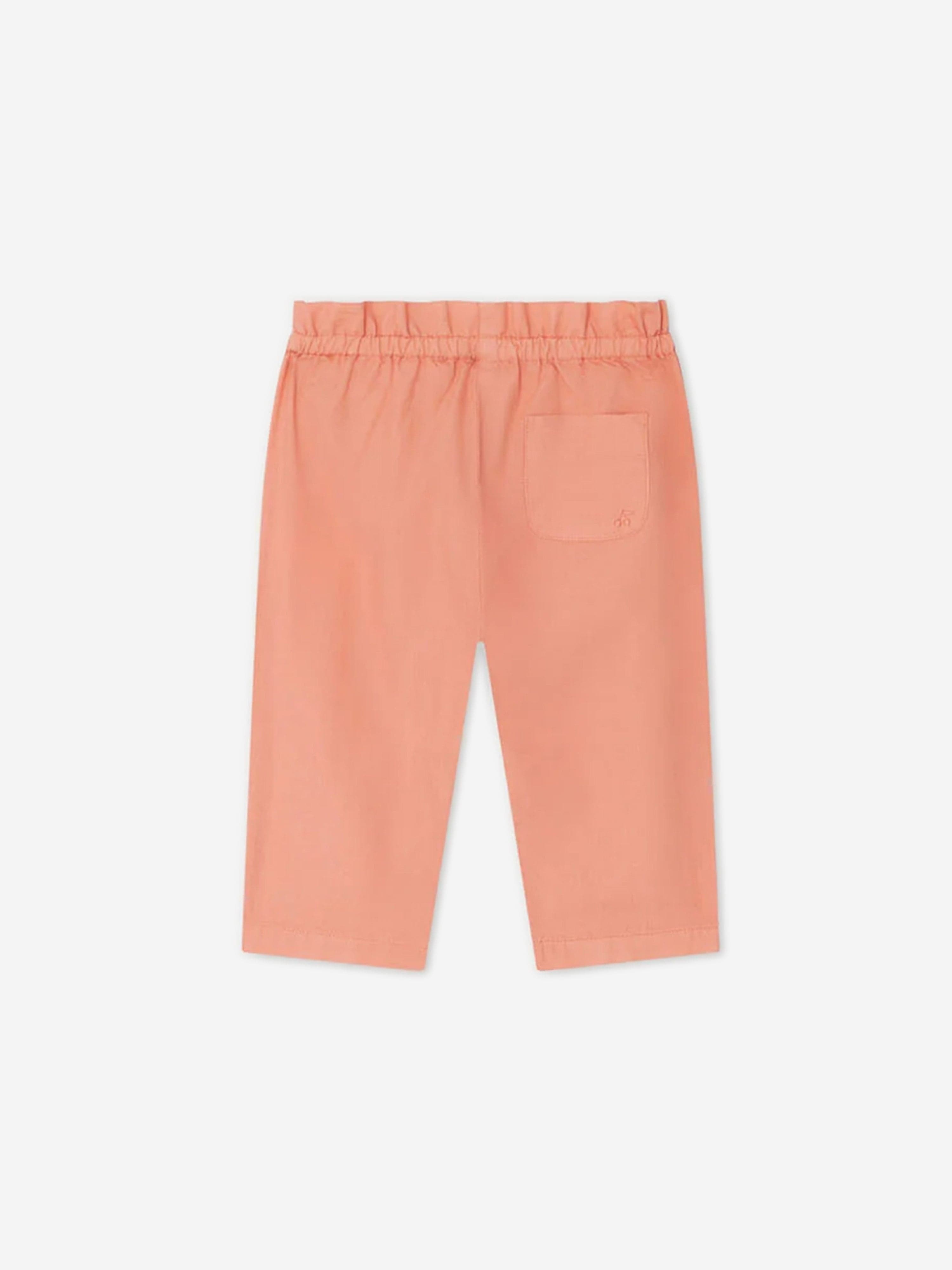 Bonpoint Baby Girls Luciole Trousers in Orange