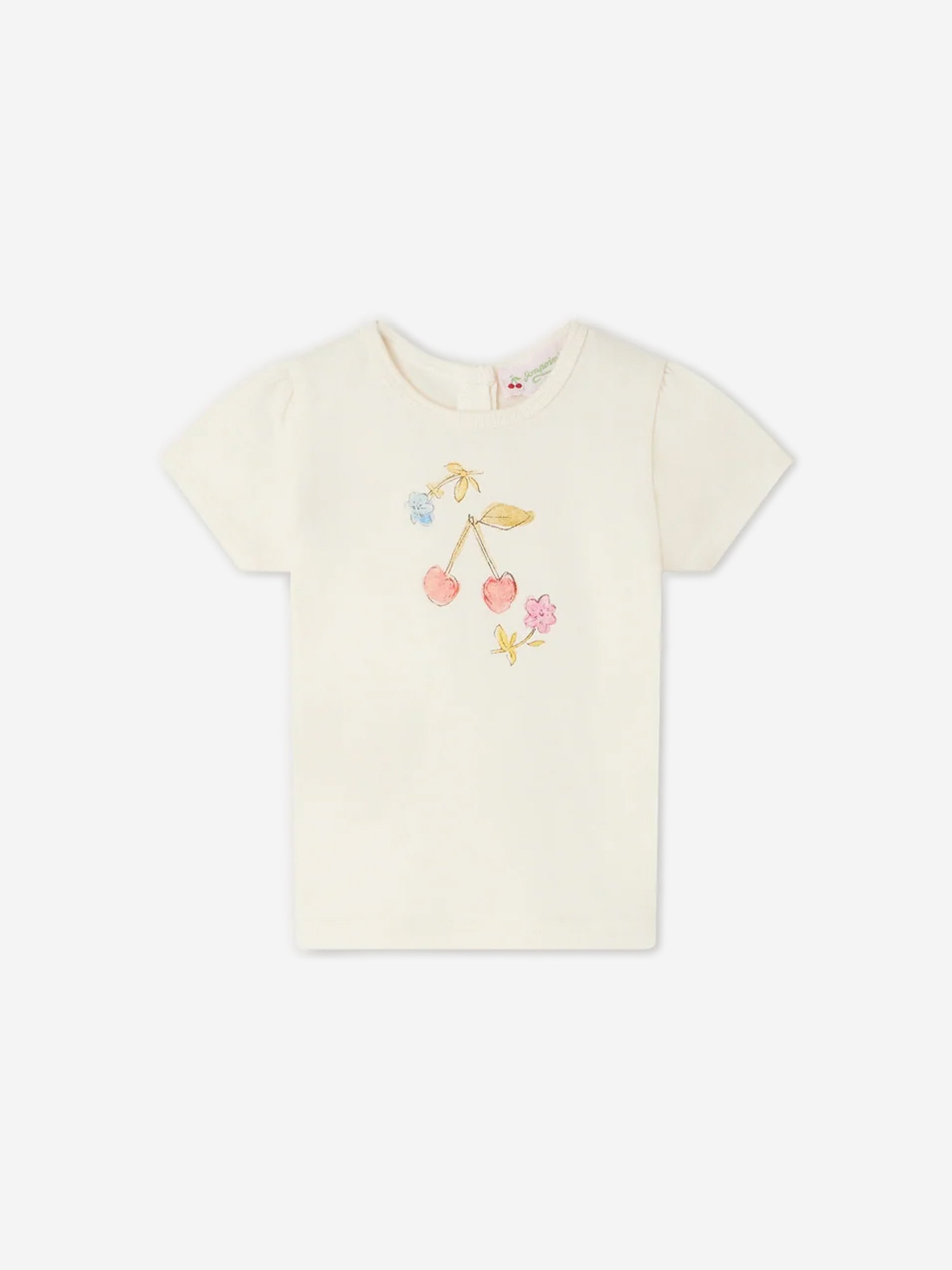 Bonpoint Baby Girls Cira T-Shirt in Ivory