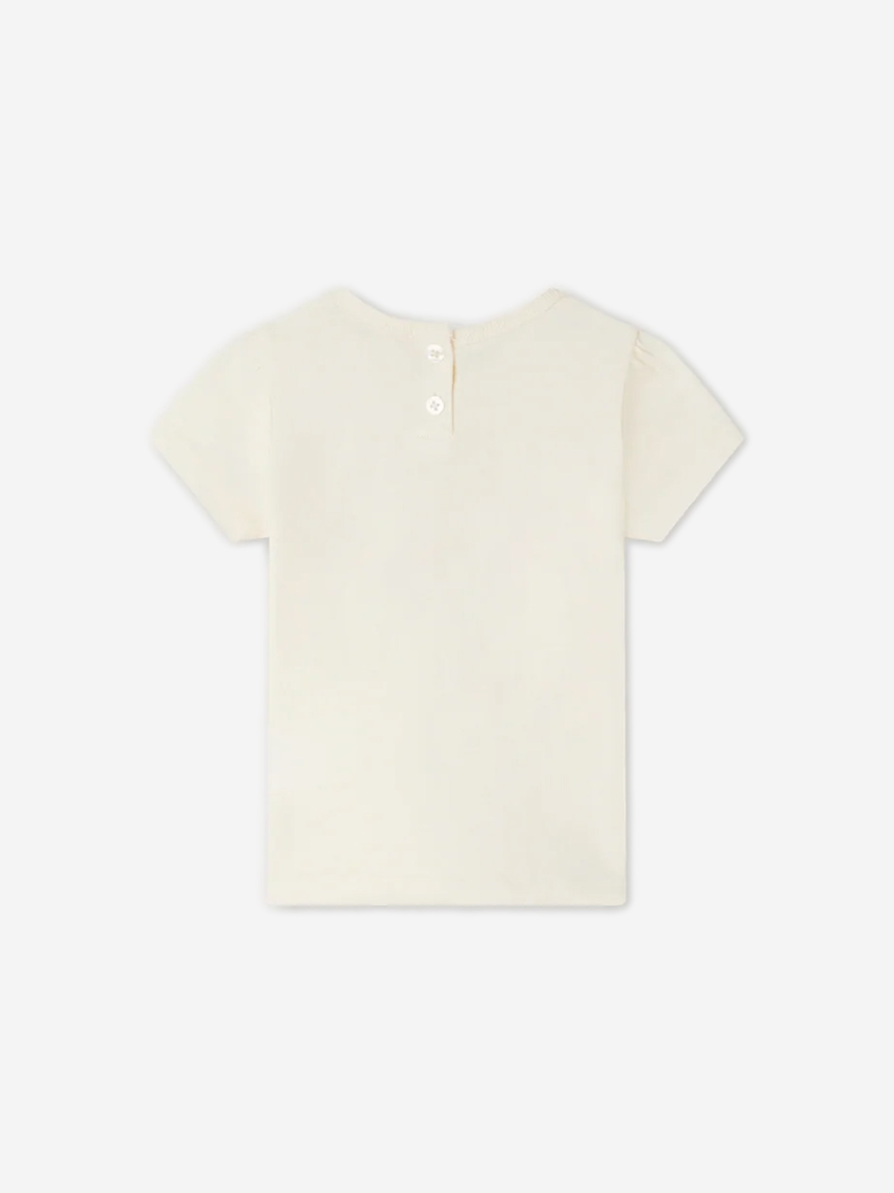 Bonpoint Baby Girls Cira T-Shirt in Ivory