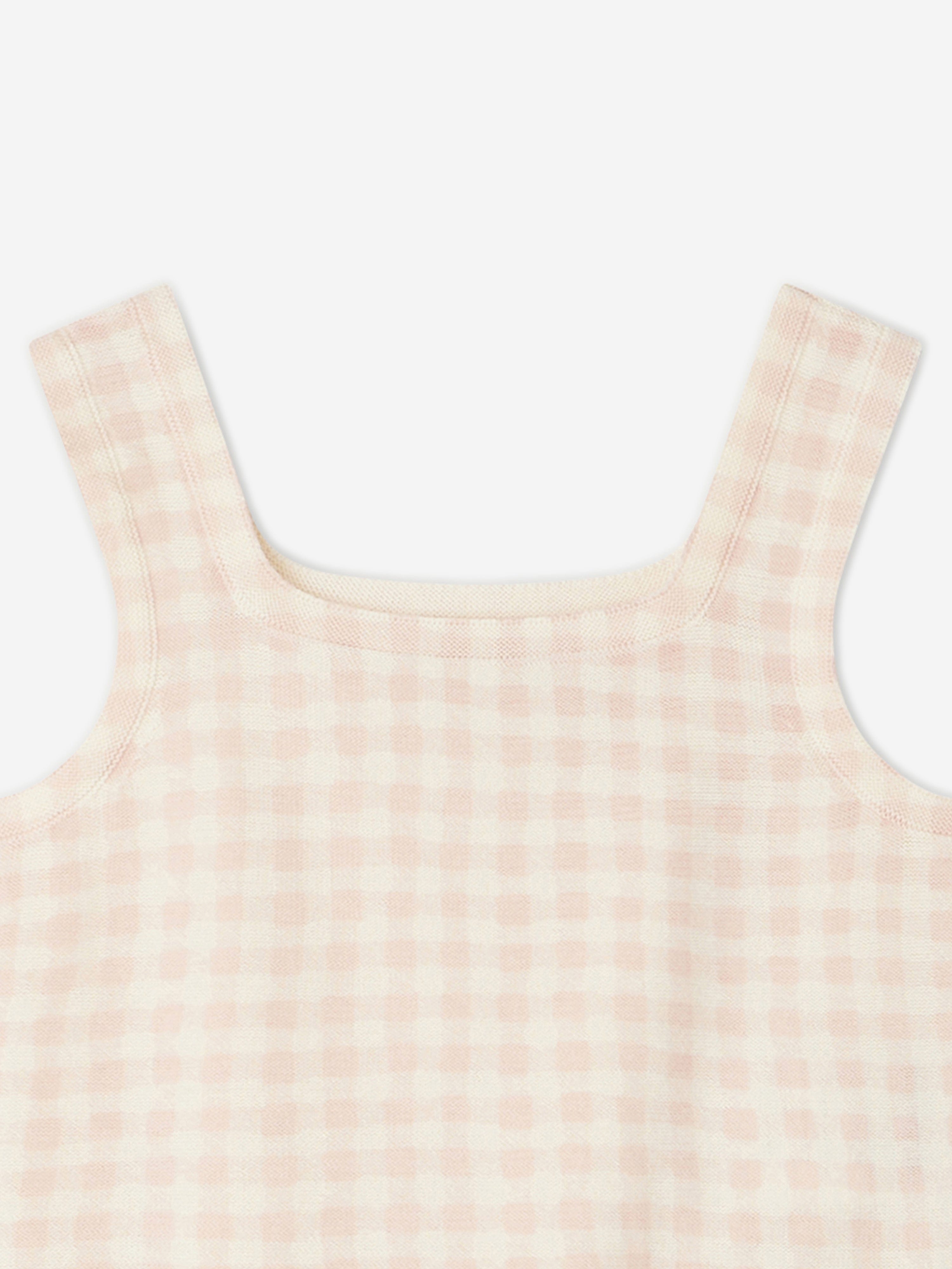 Bonpoint Girls Fabelin Sleeveless Top in Pink