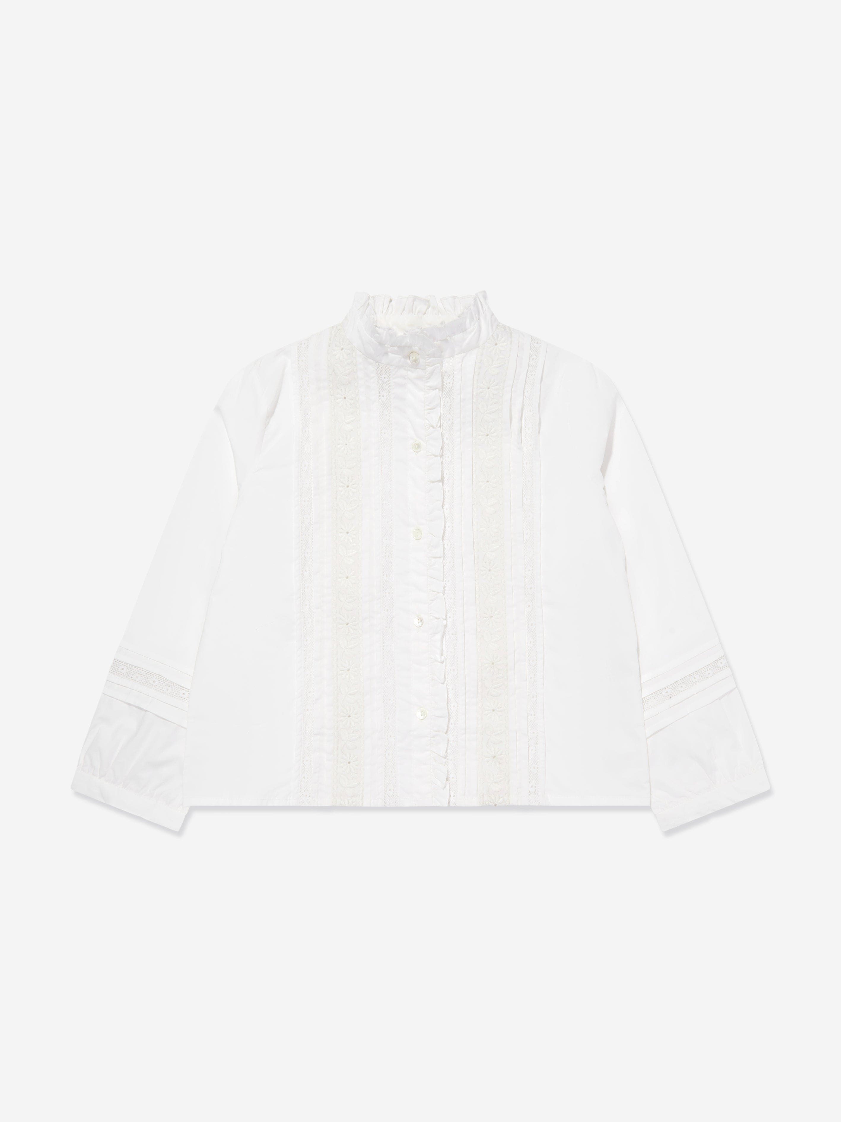 Bonpoint Girls Freedom Blouse in White