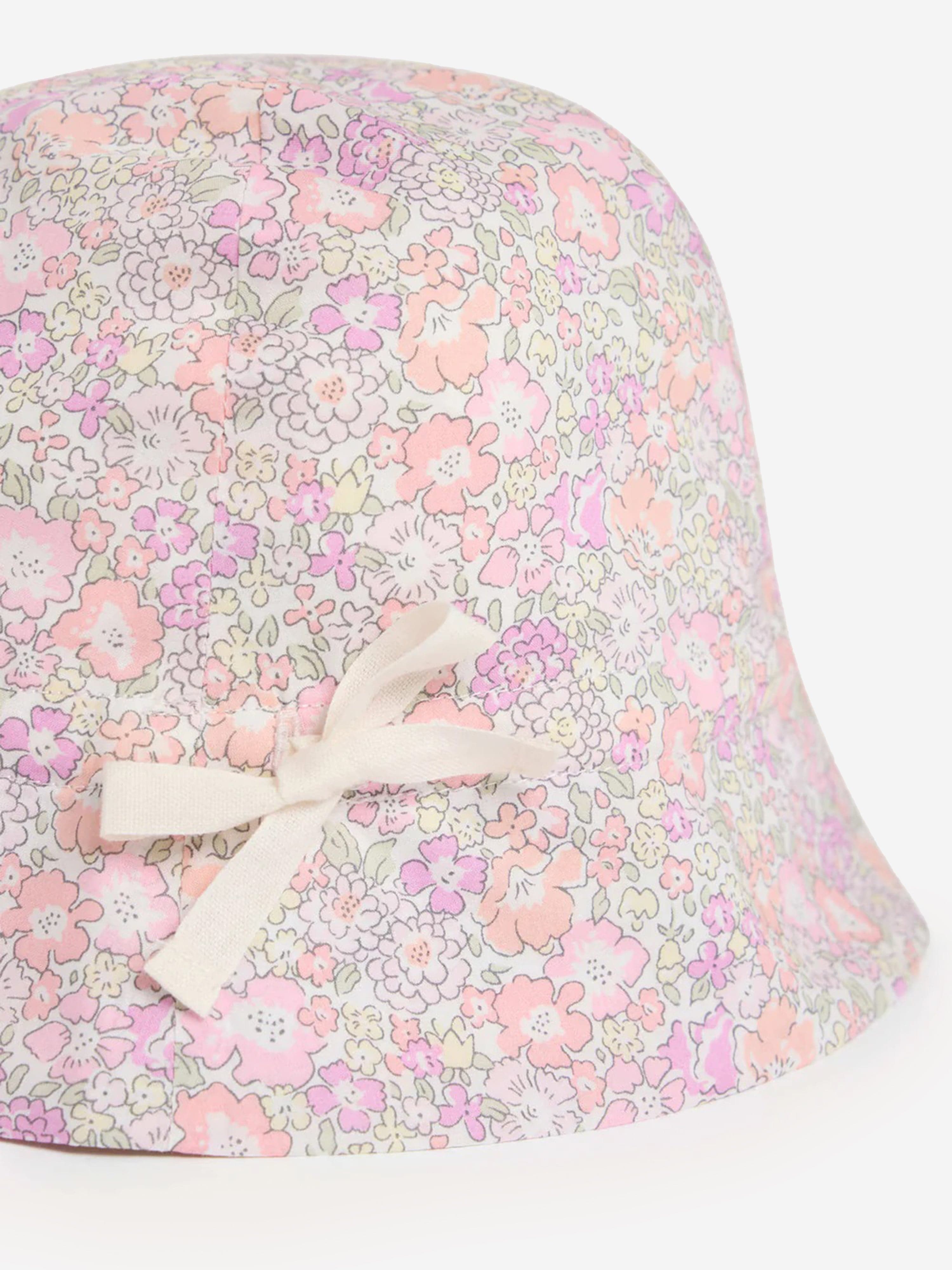 Bonpoint Baby Girls Grigri Floral Hat in Multicolour