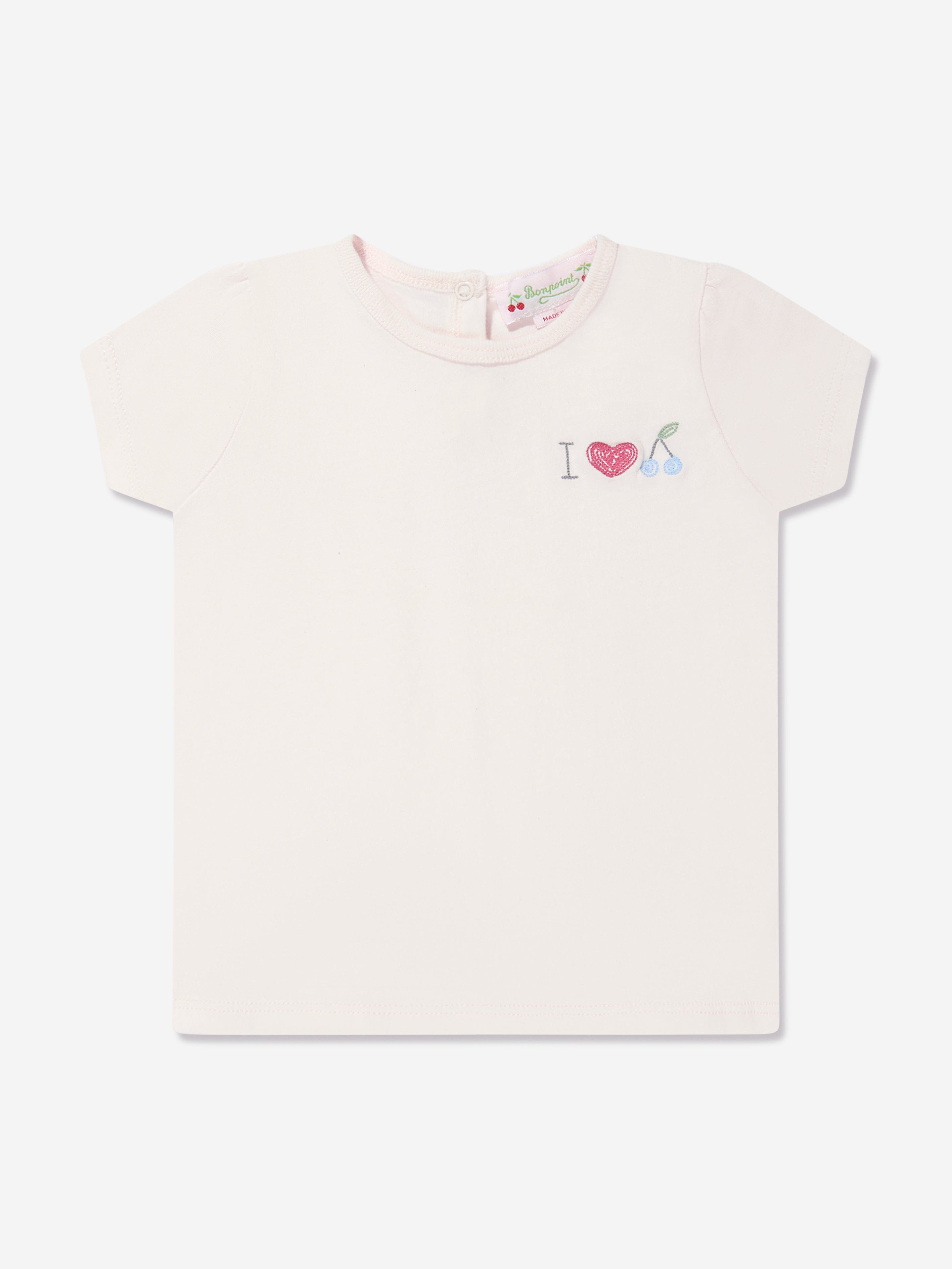 Bonpoint Baby Girls Cira T-Shirt in Pink