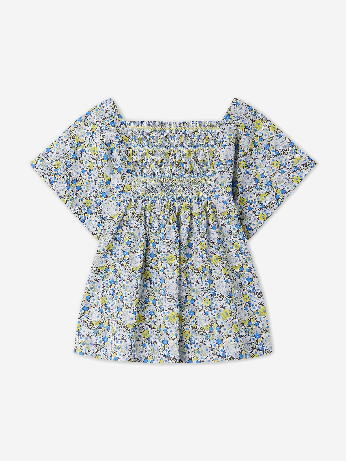 Bonpoint Pays Smocked Blouse