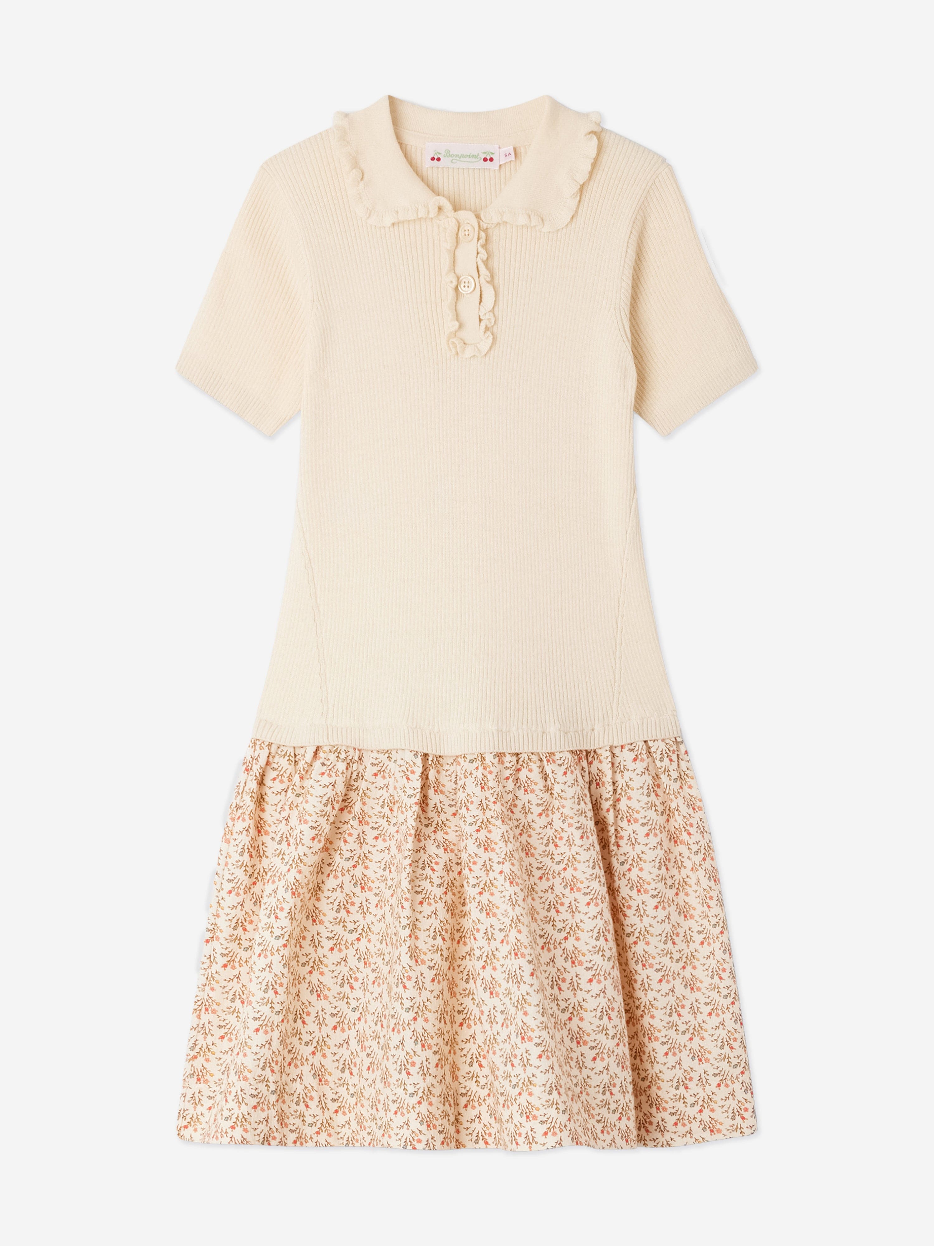 Bonpoint Girls Clivia Polo Dress in Pink