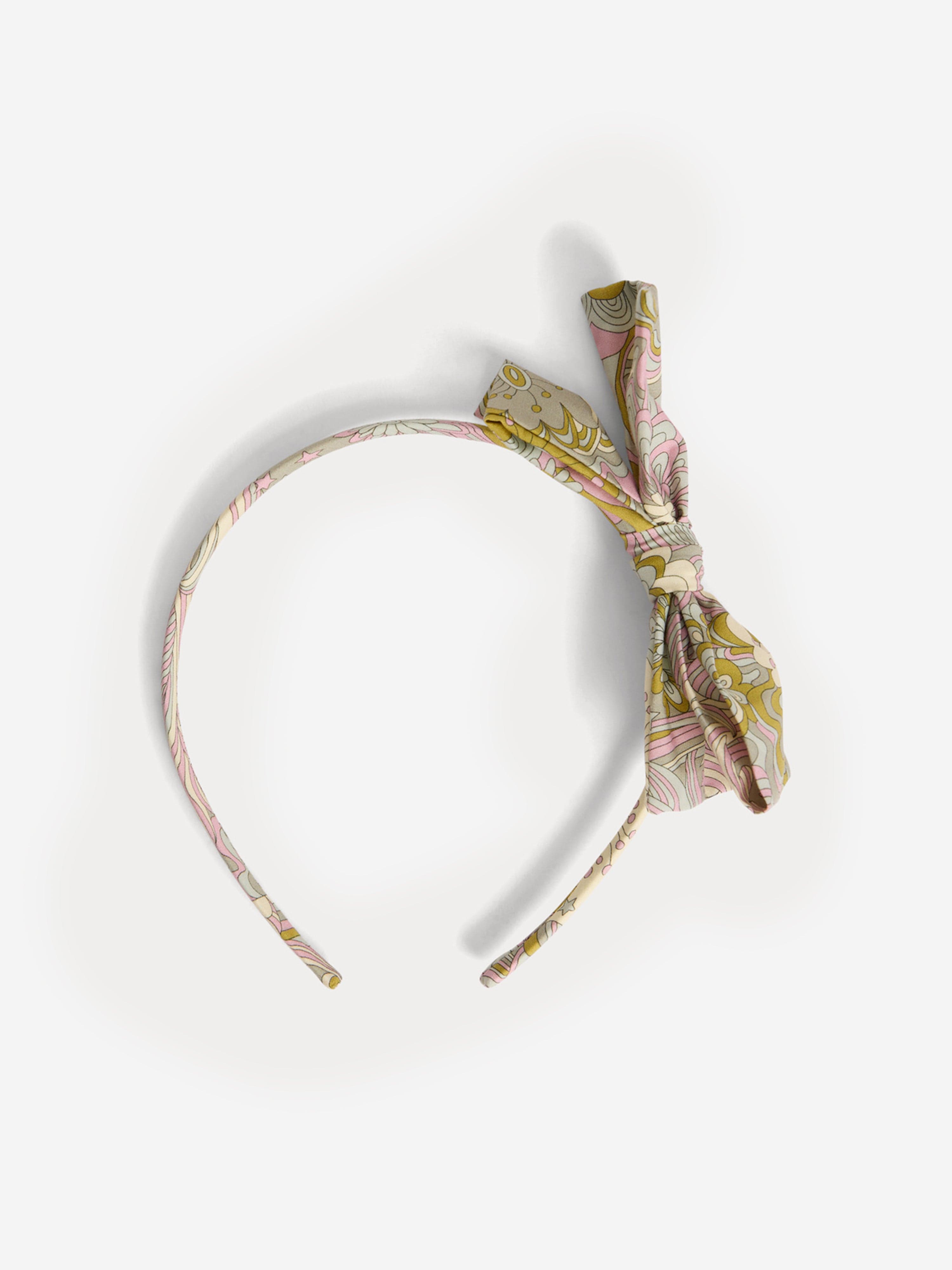 Bonpoint Girls Bow Party Headband in Multicolour