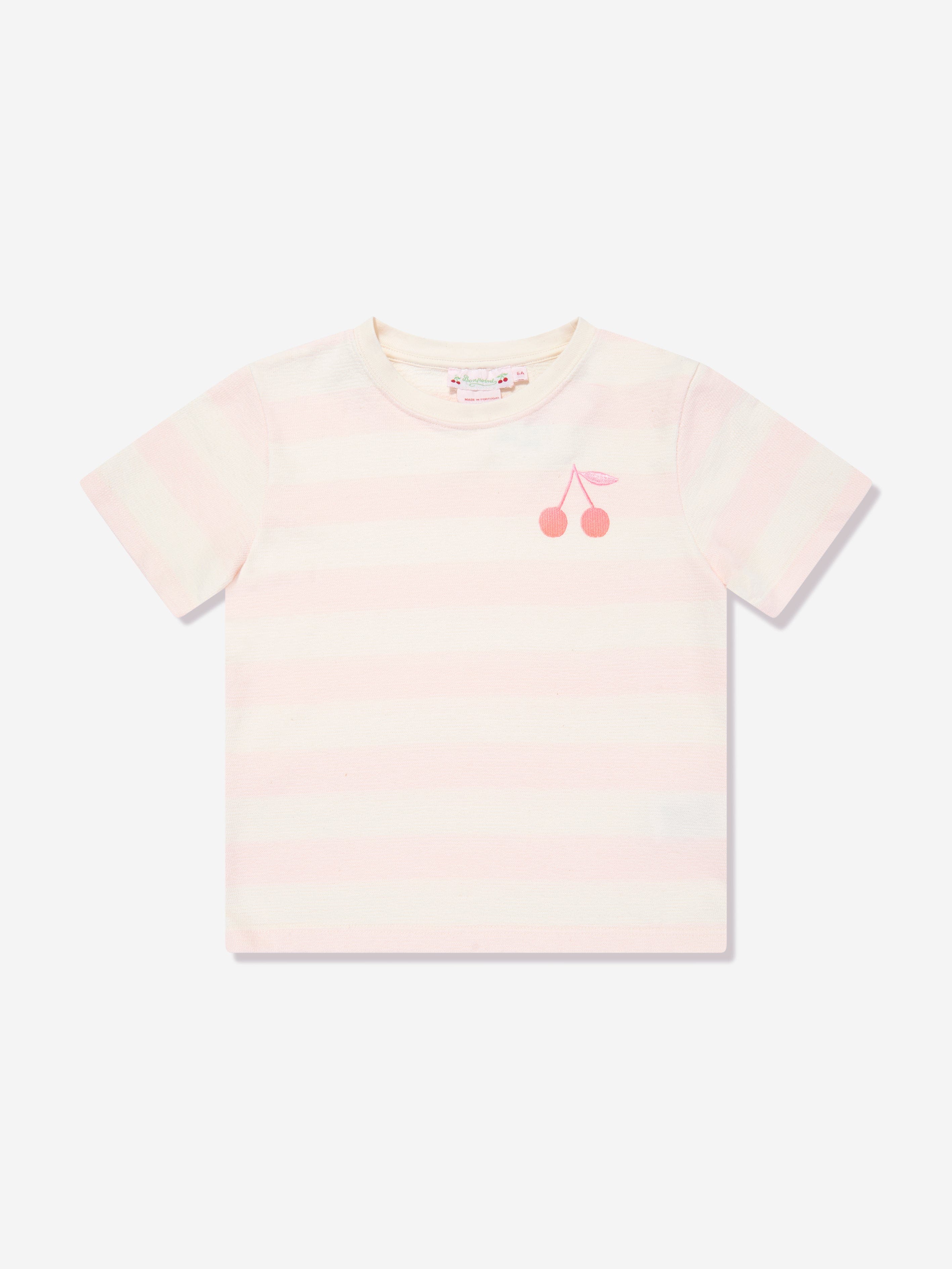 Bonpoint Girls Amitie T-Shirt in Pink