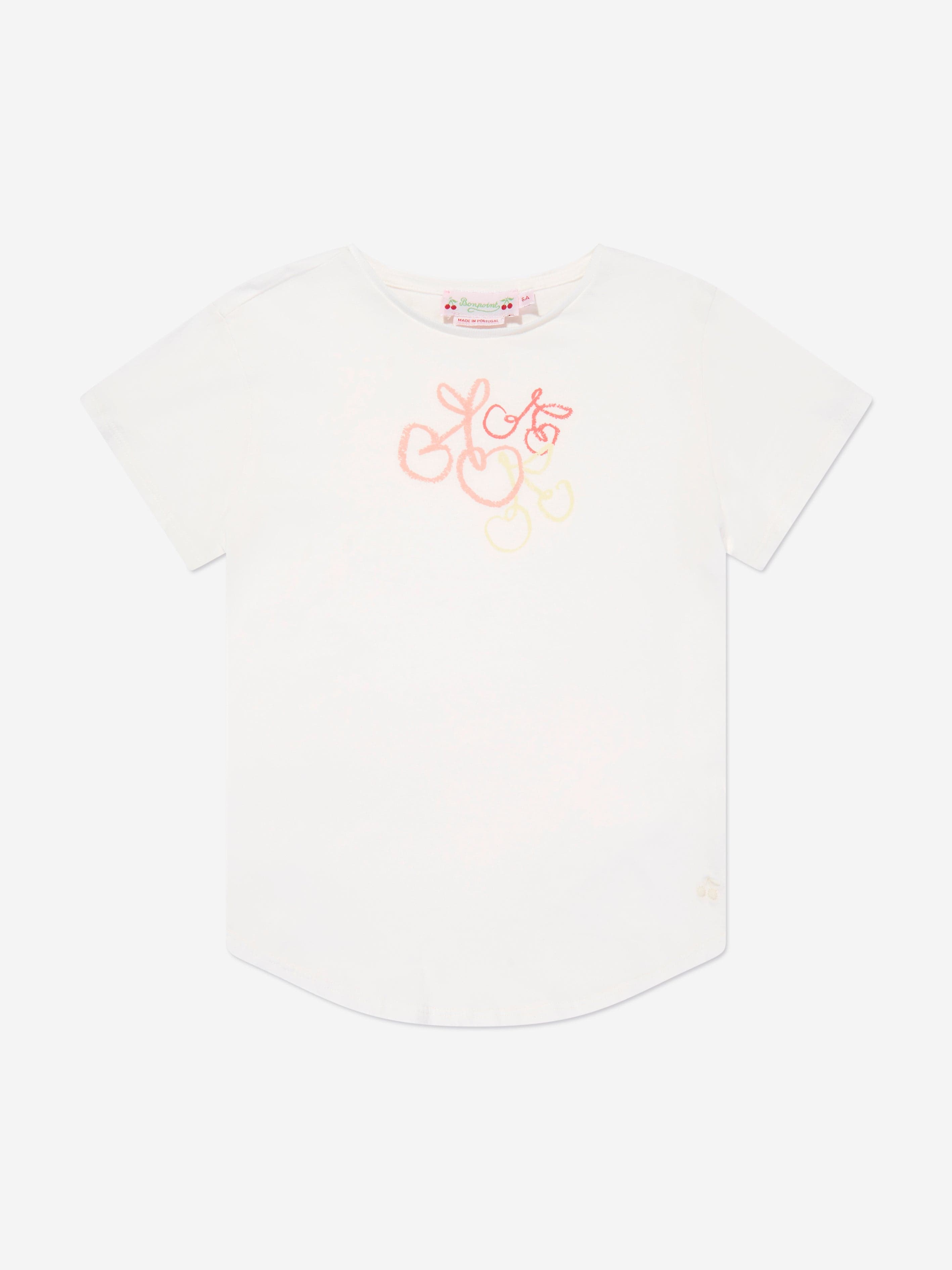 Bonpoint Girls Aada T-Shirt in White