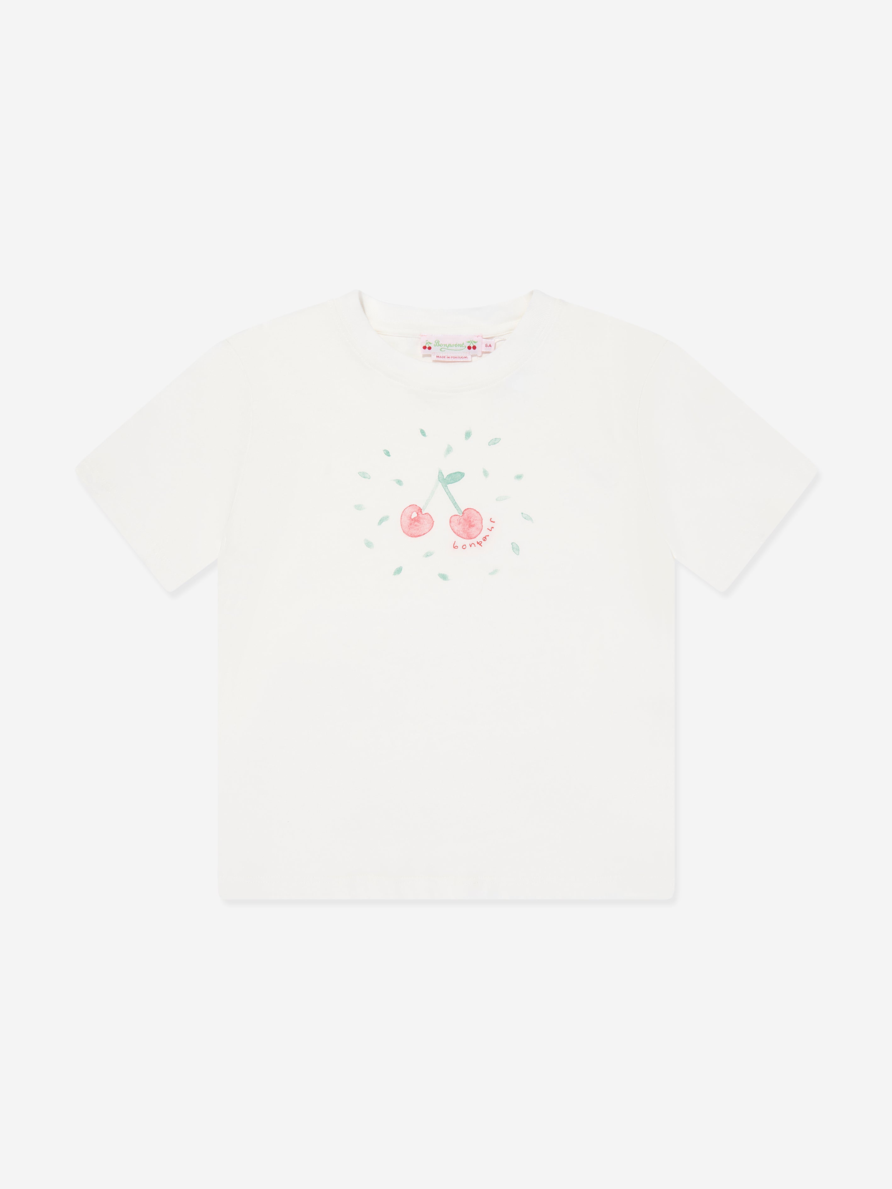 Bonpoint Girls Thida T-Shirt in White