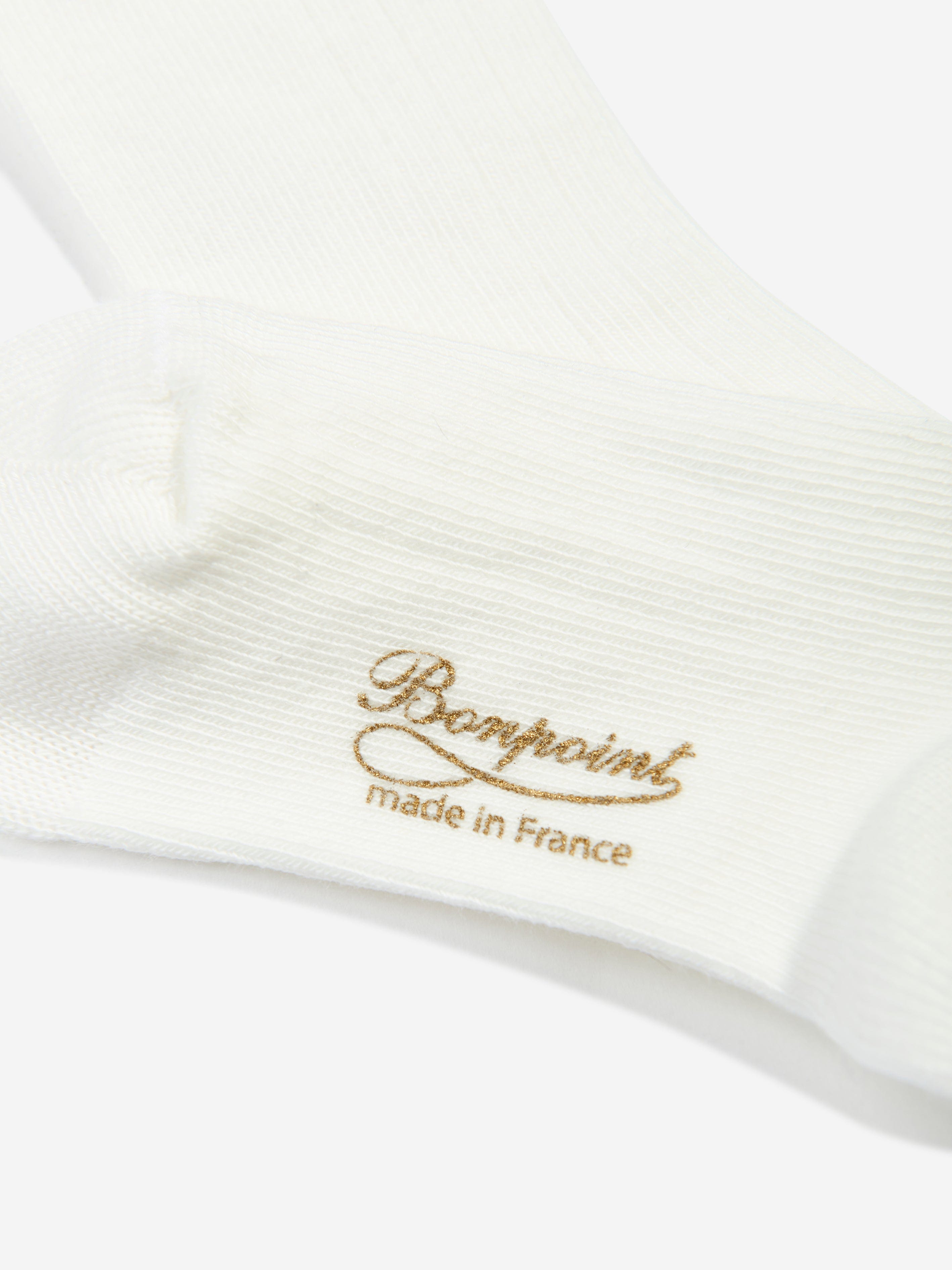 Bonpoint Girls Filo Socks in White