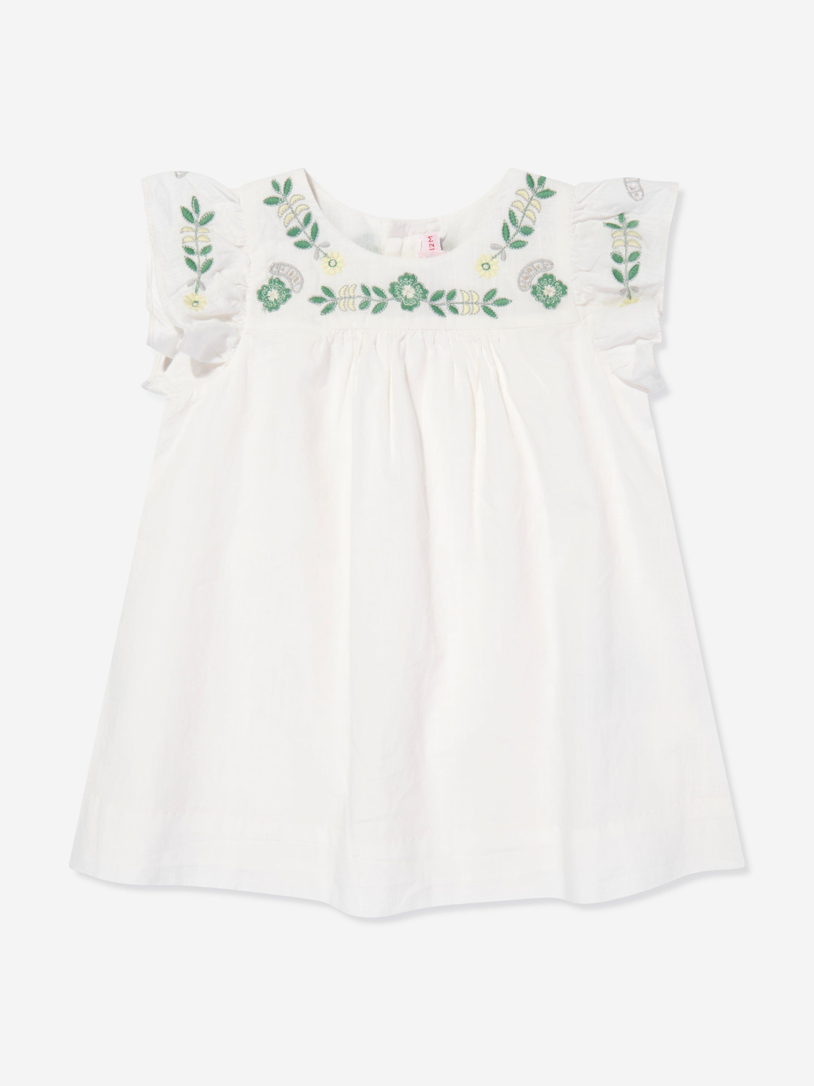 Bonpoint Baby Girls Laurie Dress in White