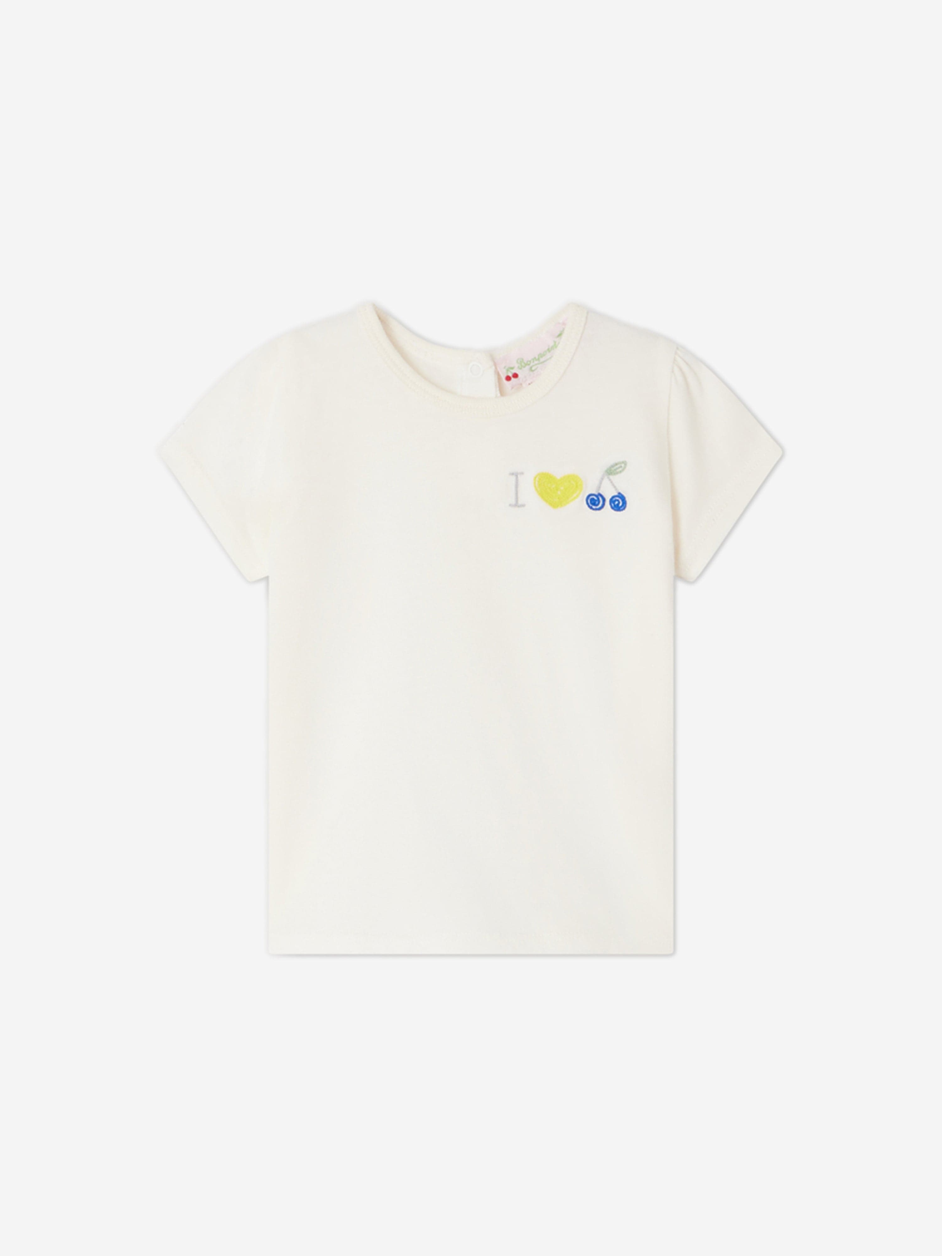 Bonpoint Baby Girls Cira T-Shirt in White