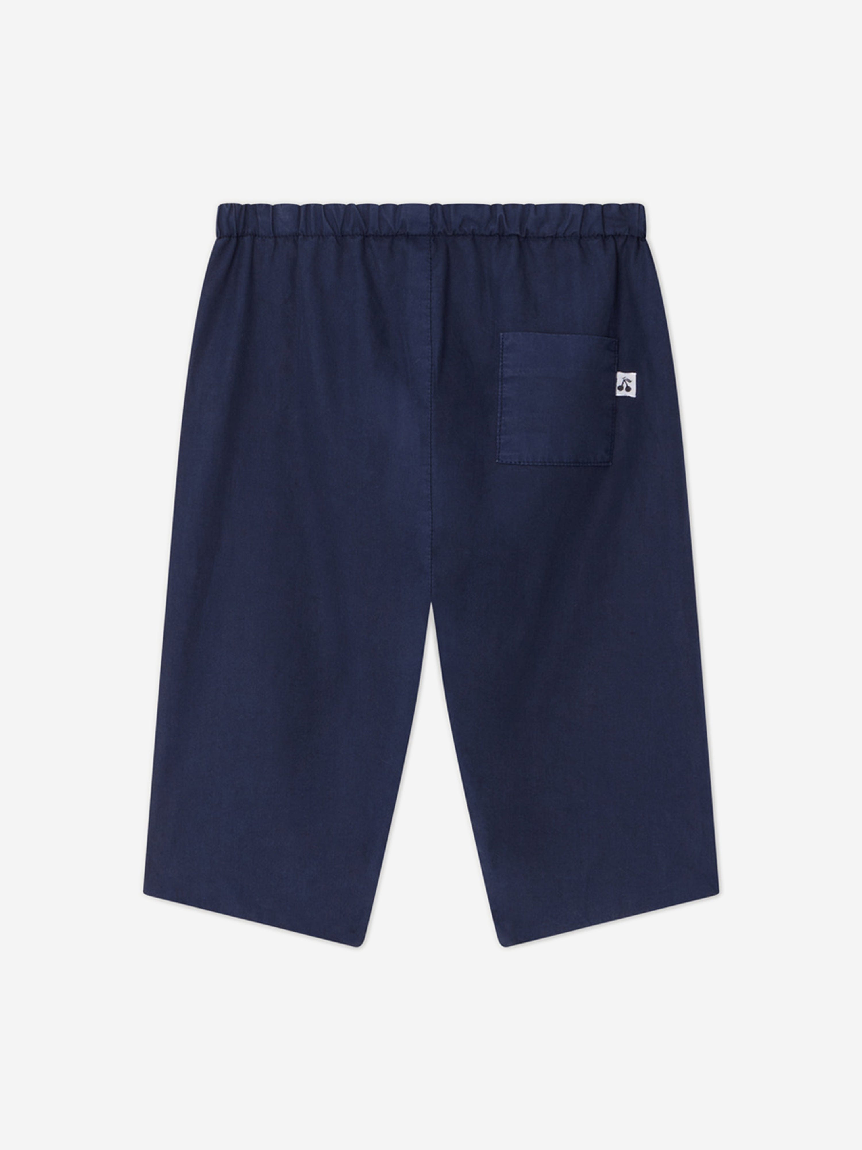 Bonpoint Baby Girls Dandy Trousers in Navy