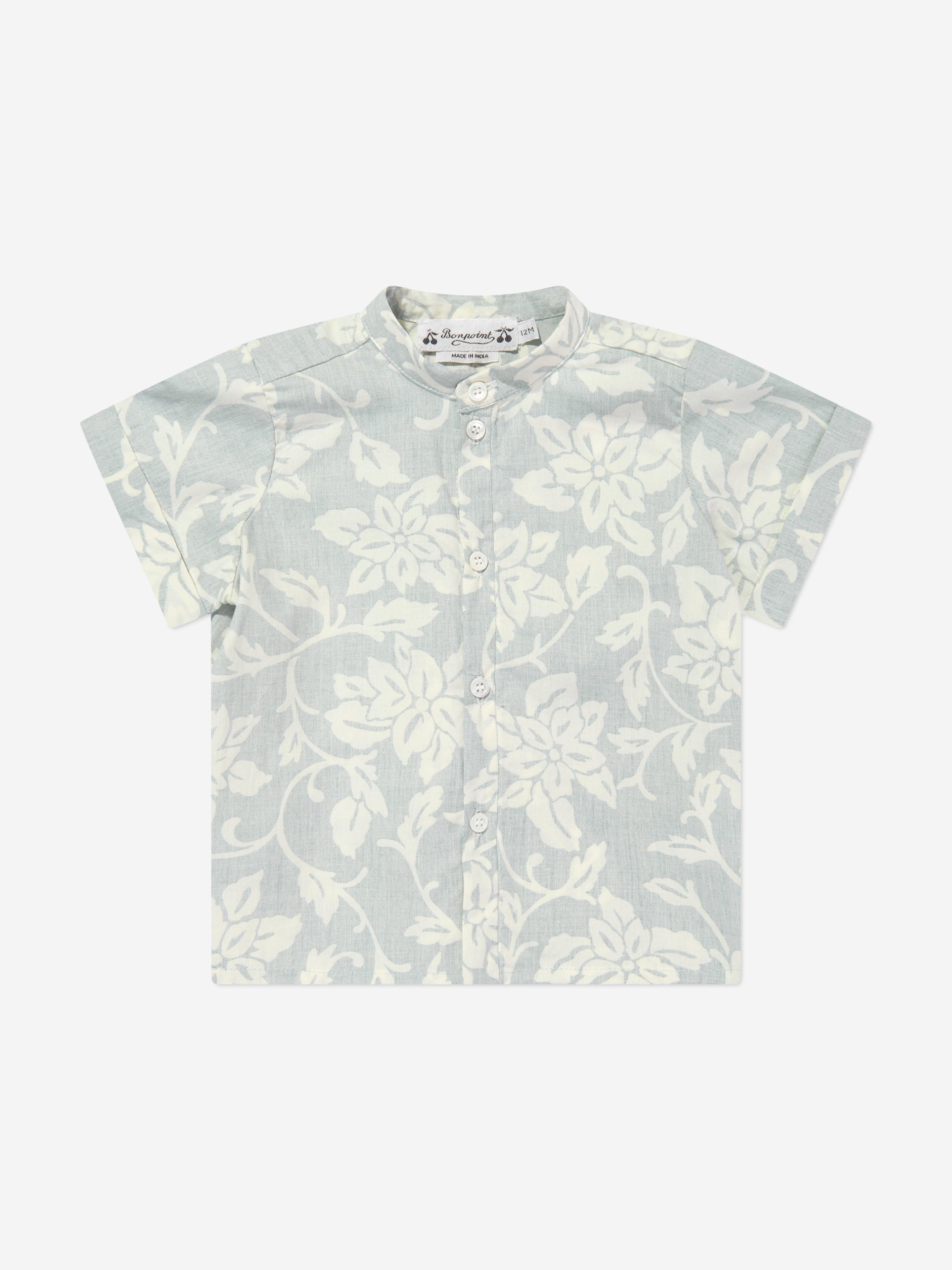 Bonpoint Baby Boys Calum Shirt in Green