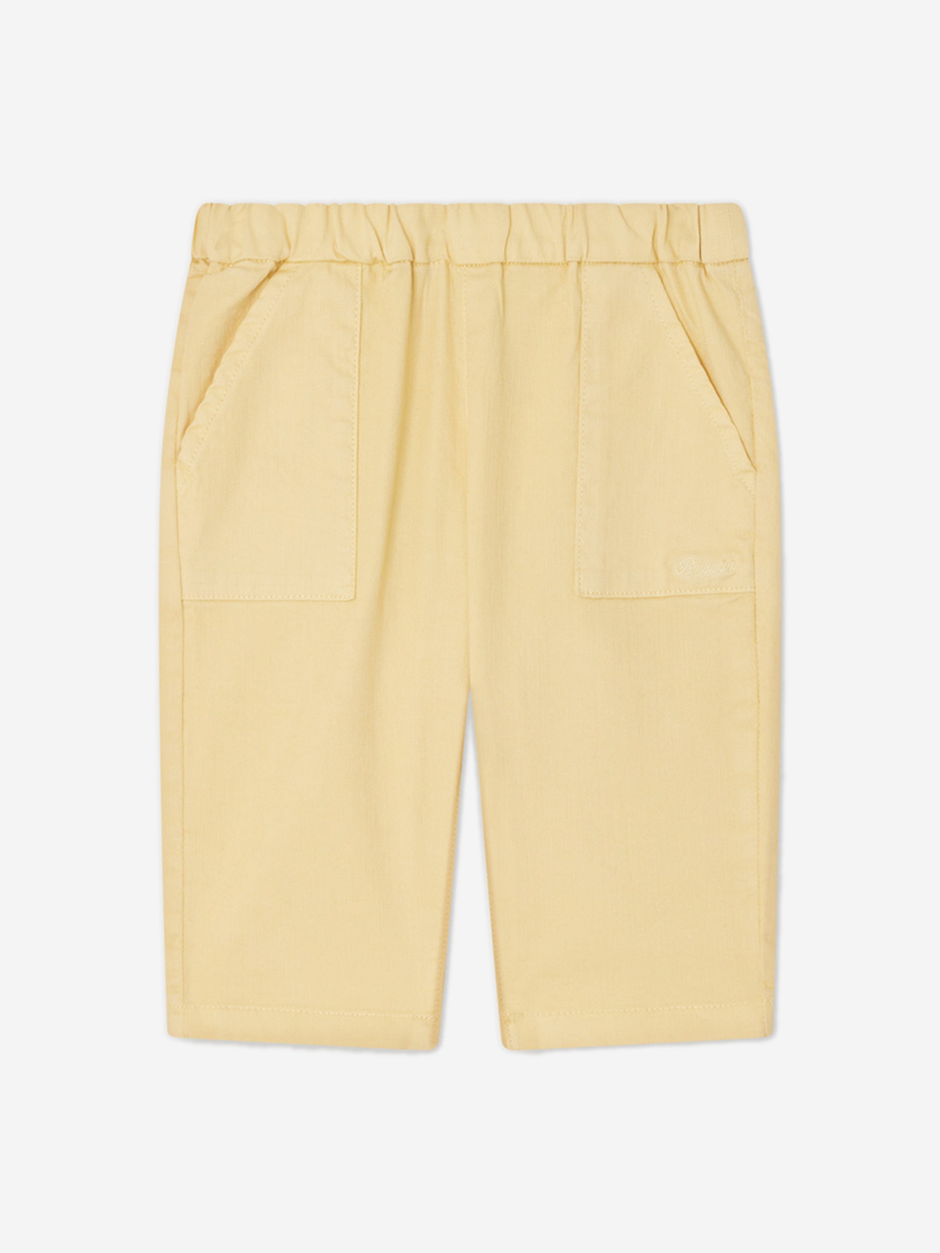 Bonpoint Baby Cotton Trousers in Yellow