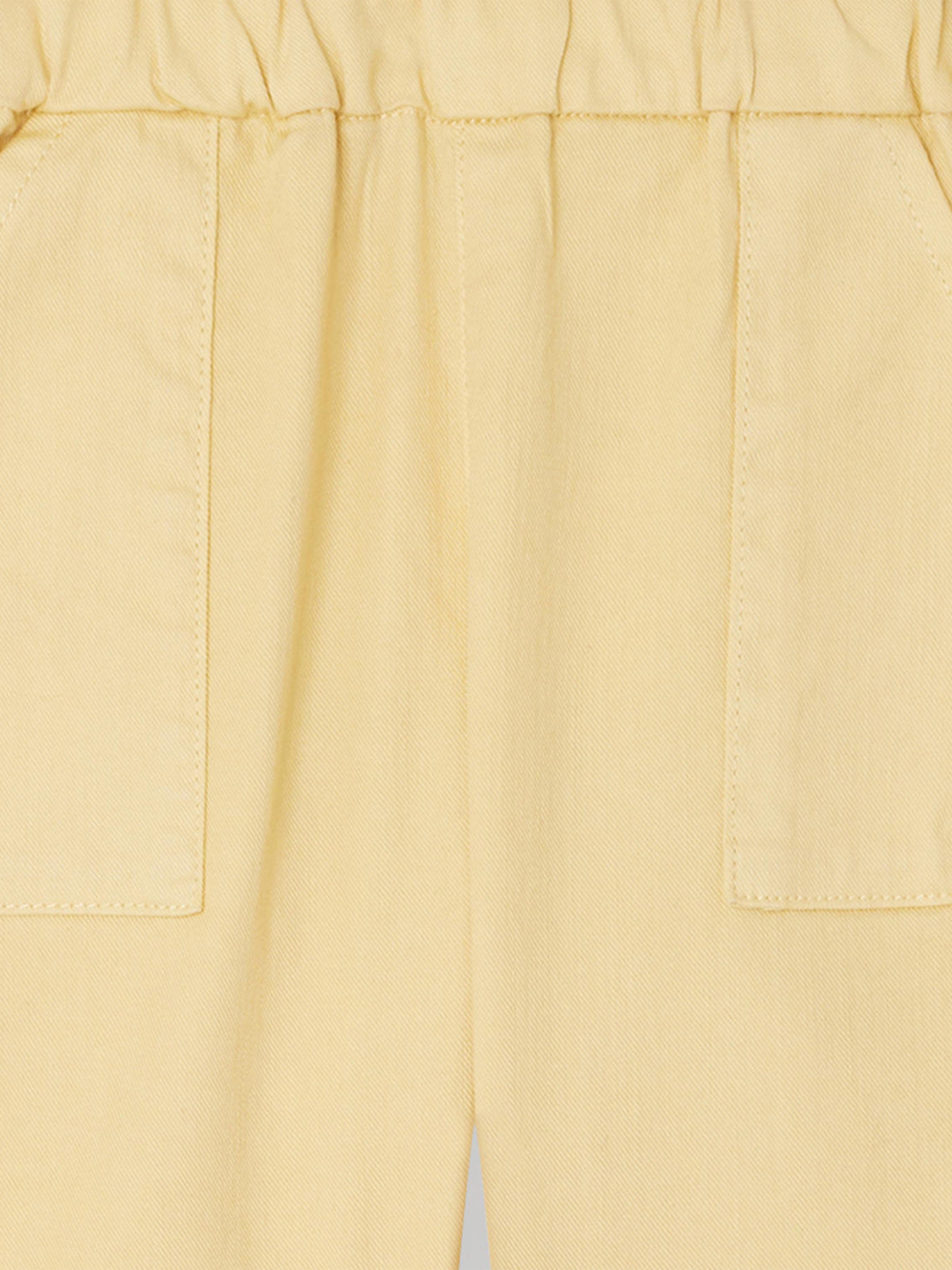 Bonpoint Baby Cotton Trousers in Yellow