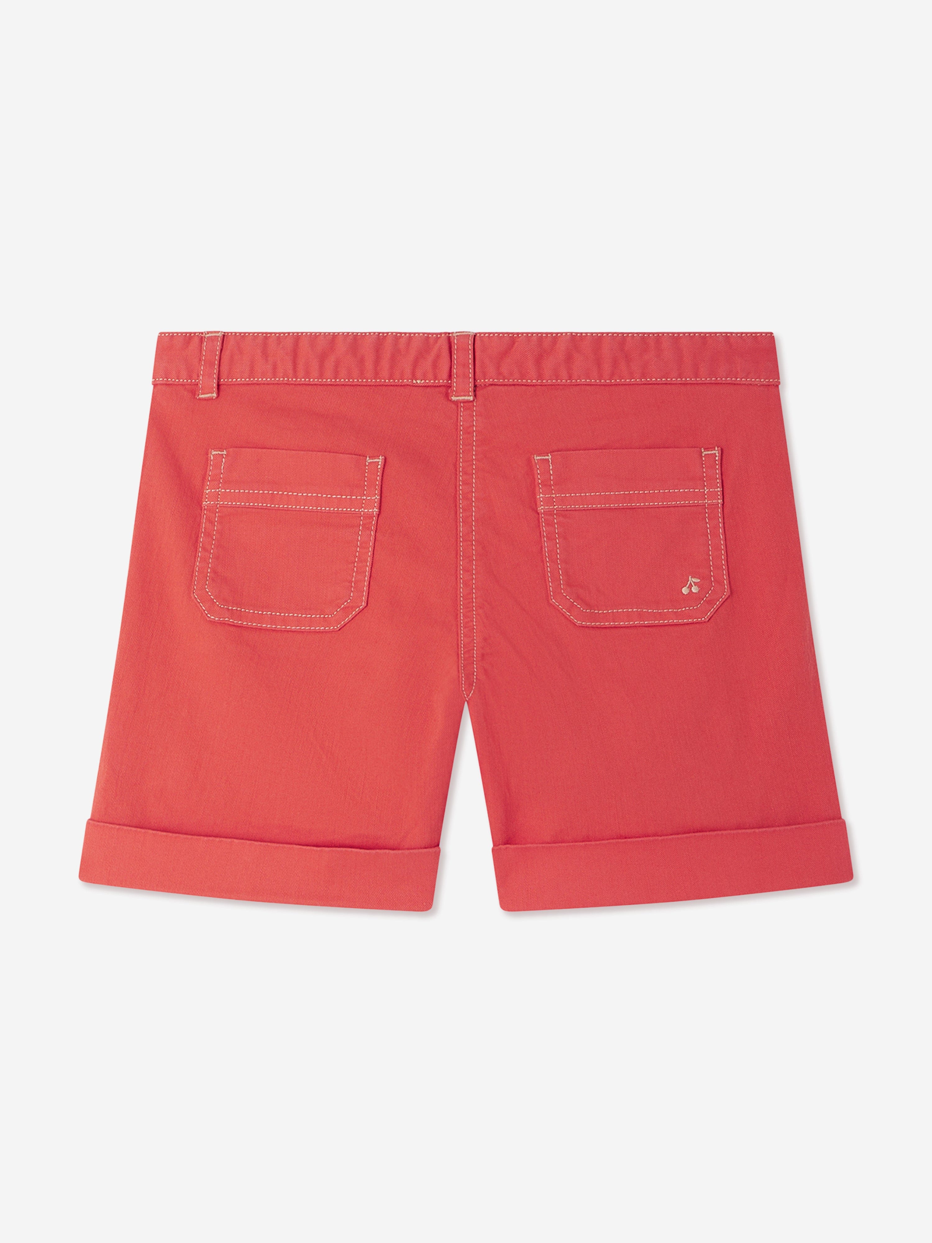 Bonpoint Girls Elista Shorts in Red