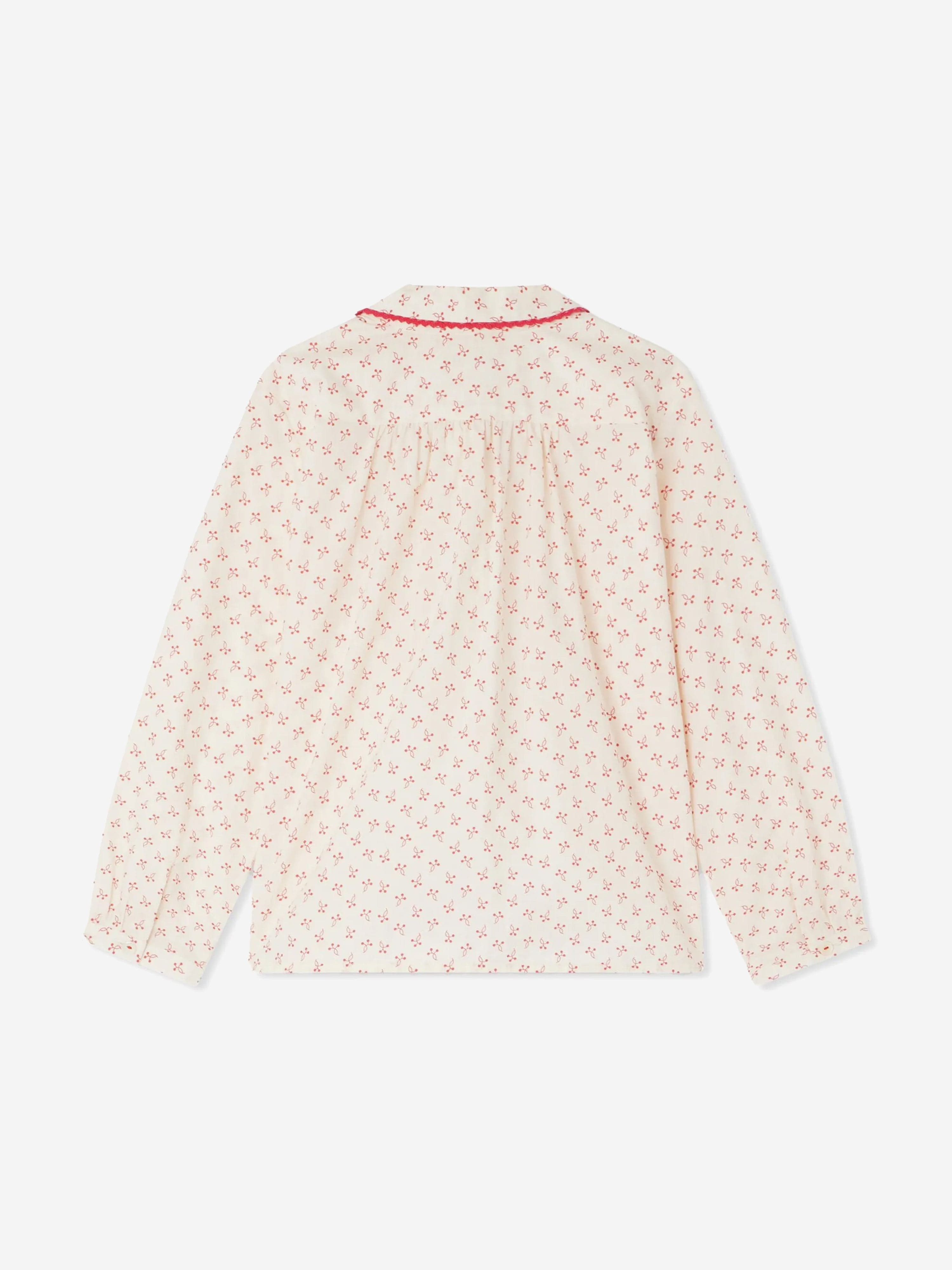 Bonpoint Girls Basiline Blouse in Ivory