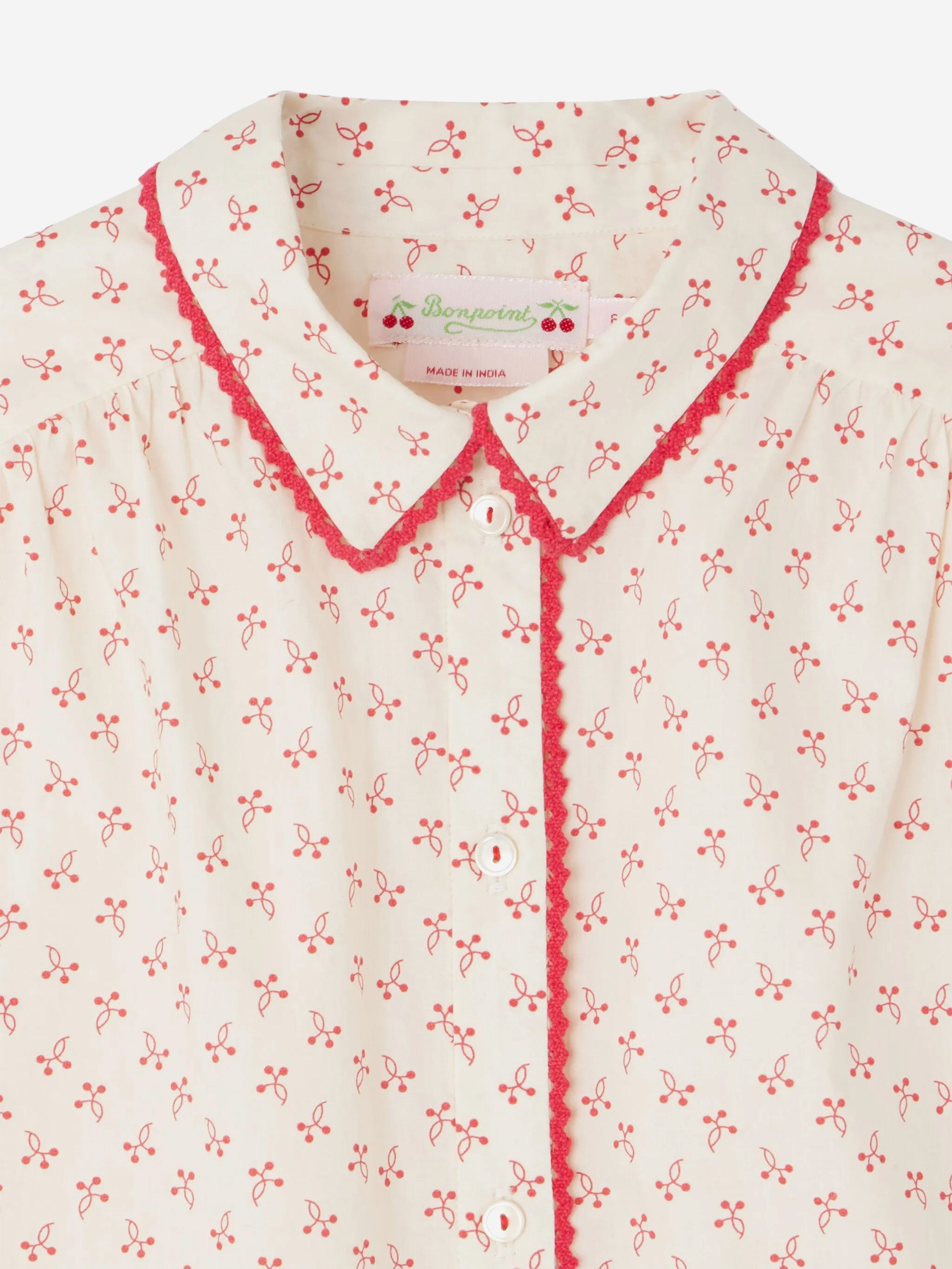 Bonpoint Girls Basiline Blouse in Ivory