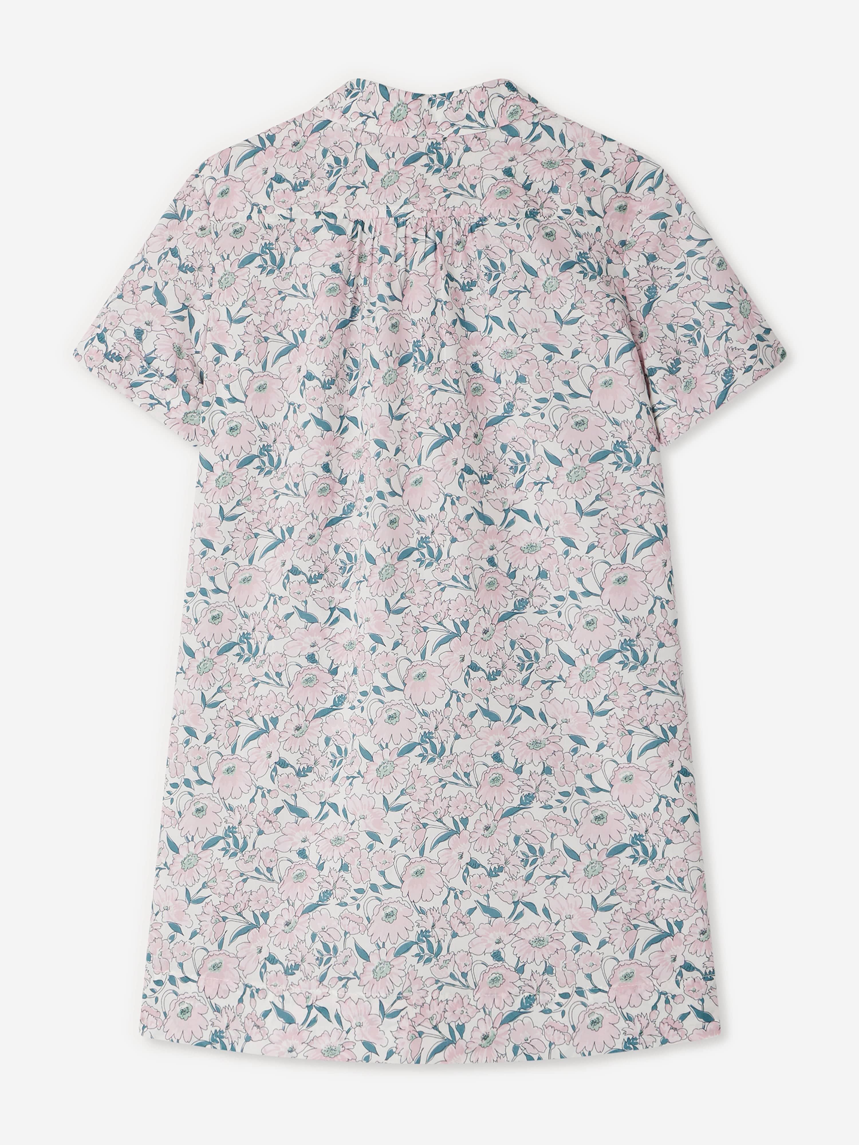 Bonpoint Girls Floral Emiliana Dress in Pink