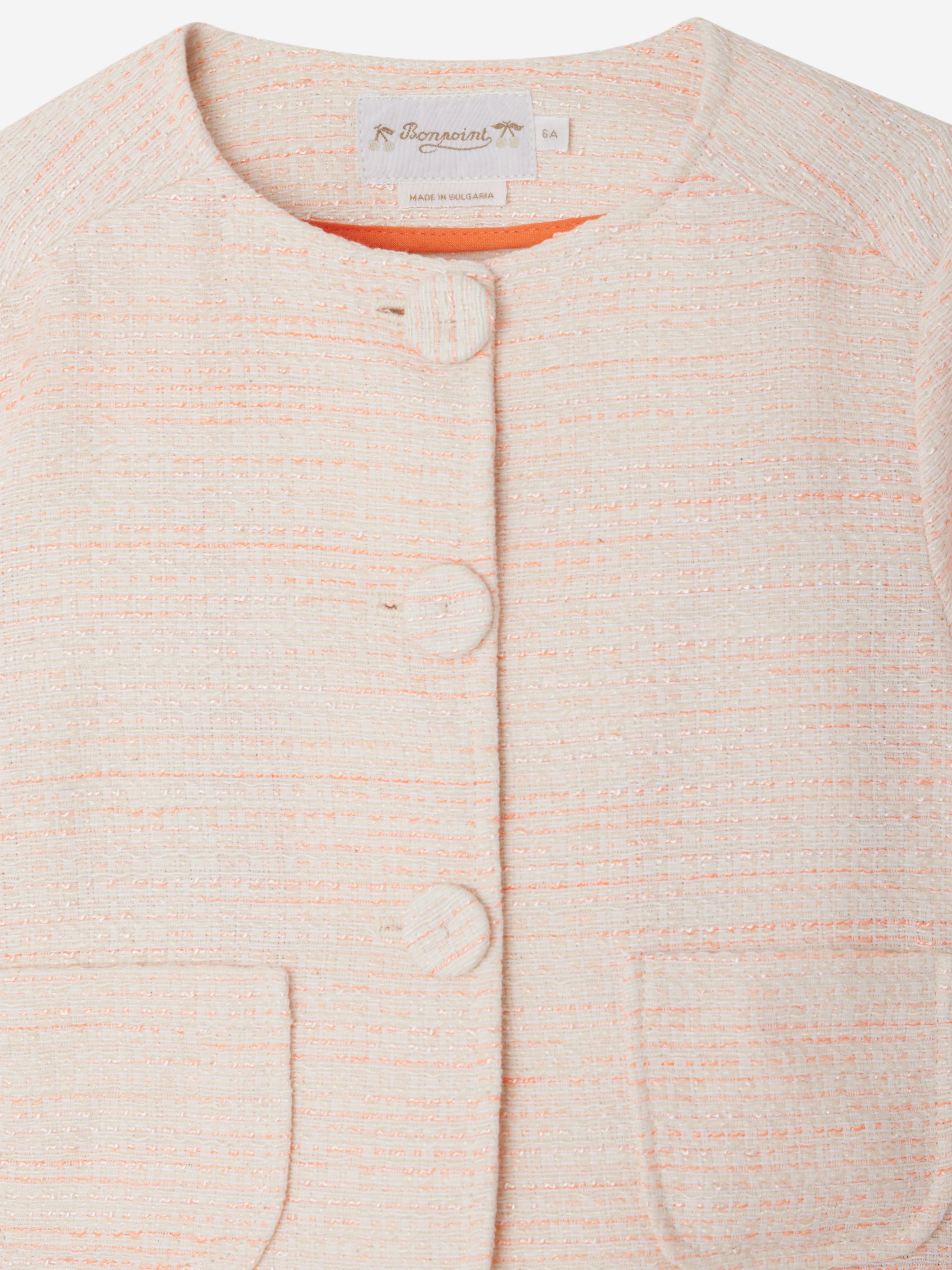 Bonpoint Girls Eudora Jacket in Pink