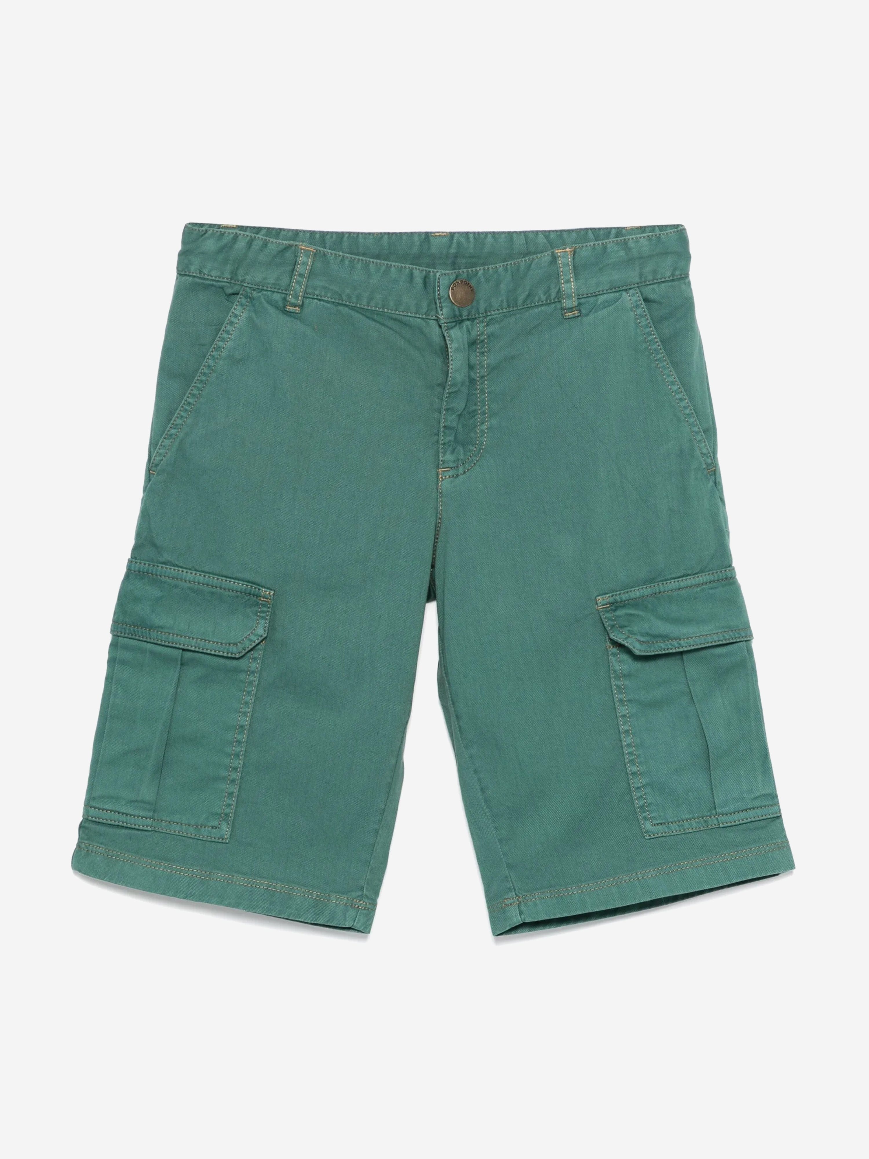 Bonpoint Boys Caiman Bermuda Shorts in Green